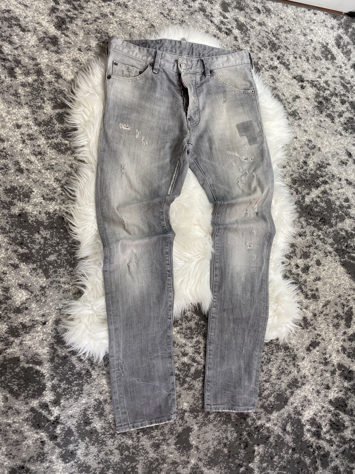 Dsquared2 × Vintage Dsquared Grey Jeans Size S-M Size US 32 / EU 48 - 2 Thumbnail