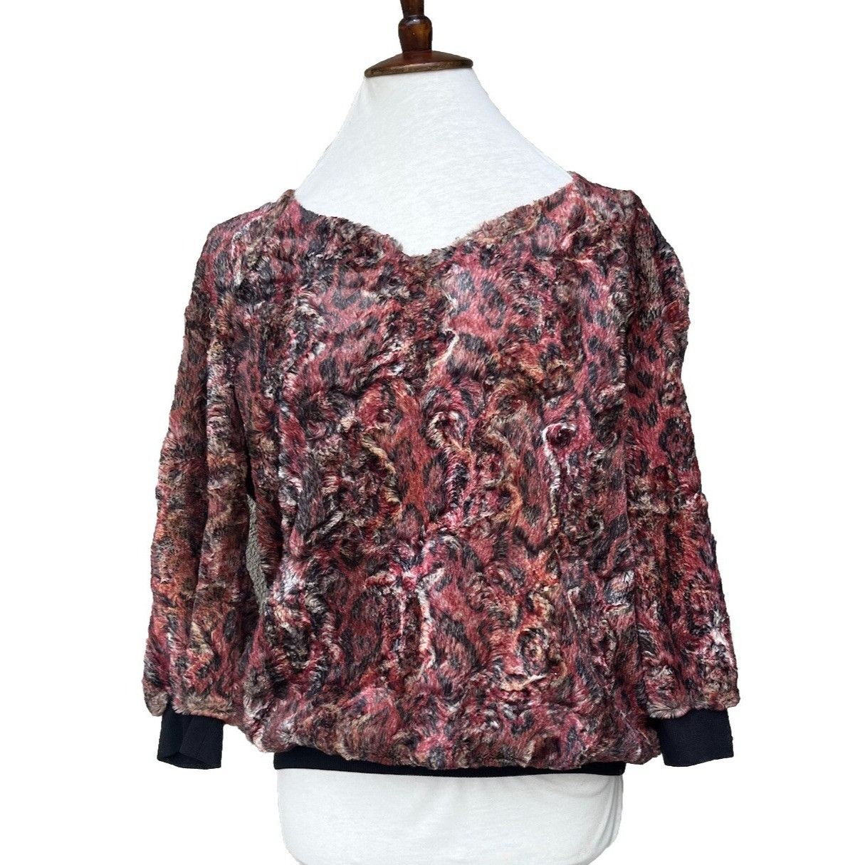 Diesel Diesel Women's F-Riga 3/4 Sleeve Sweatshirt V-Neck Sweater S Size S / US 4 / IT 40 - 1 Thumbnail