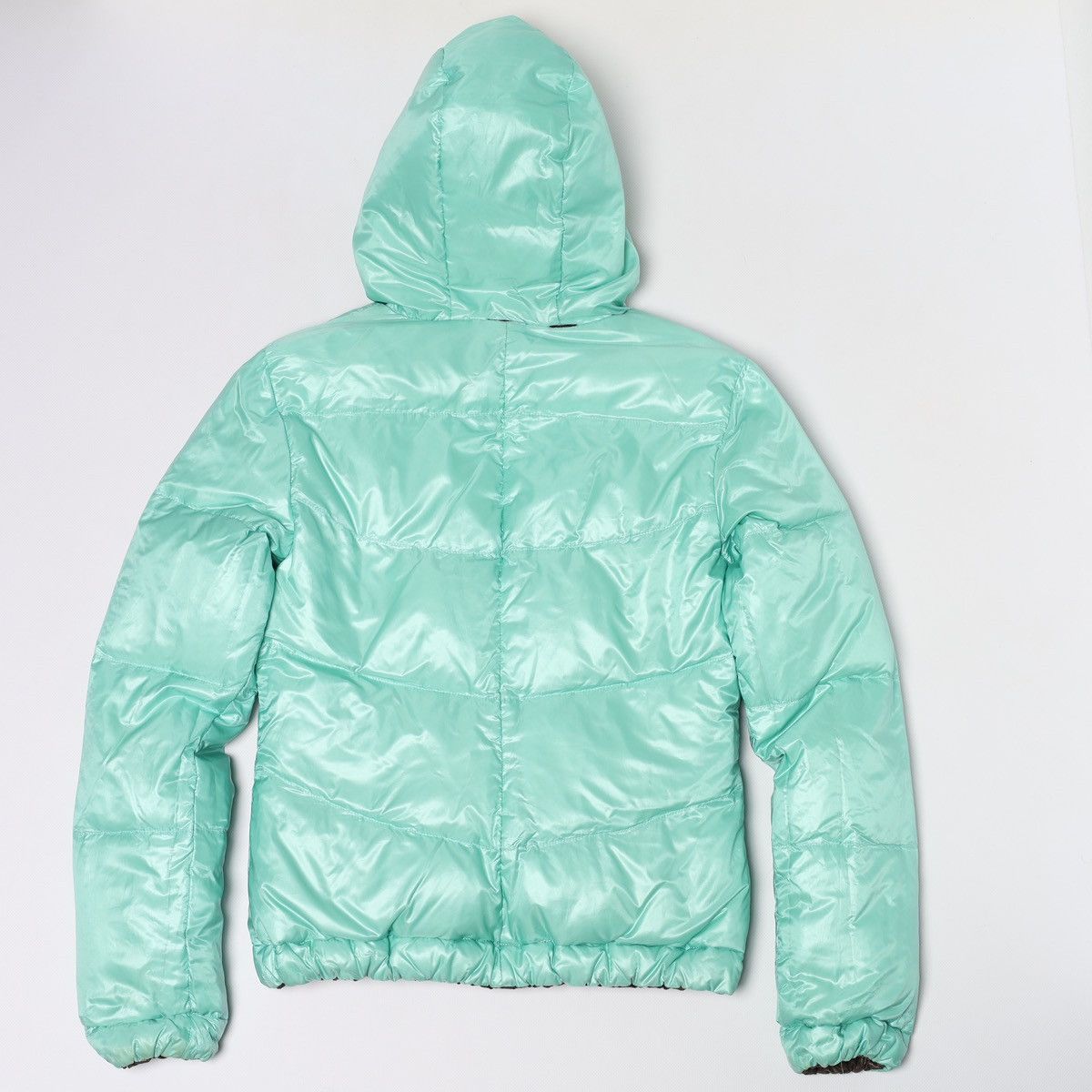 KJUS Kjus Reversible Down Puffer Jacket Brown Light Blue Ski Snow Size L / US 10 / IT 46 - 22 Thumbnail