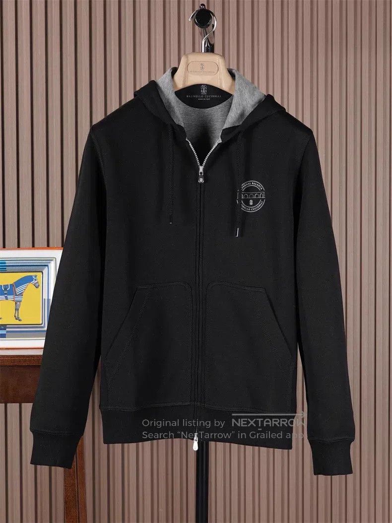 Brunello Cucinelli Brunello Cucinelli Hooded casual sports jacket Size US XS / EU 42 / 0 - 1 Thumbnail