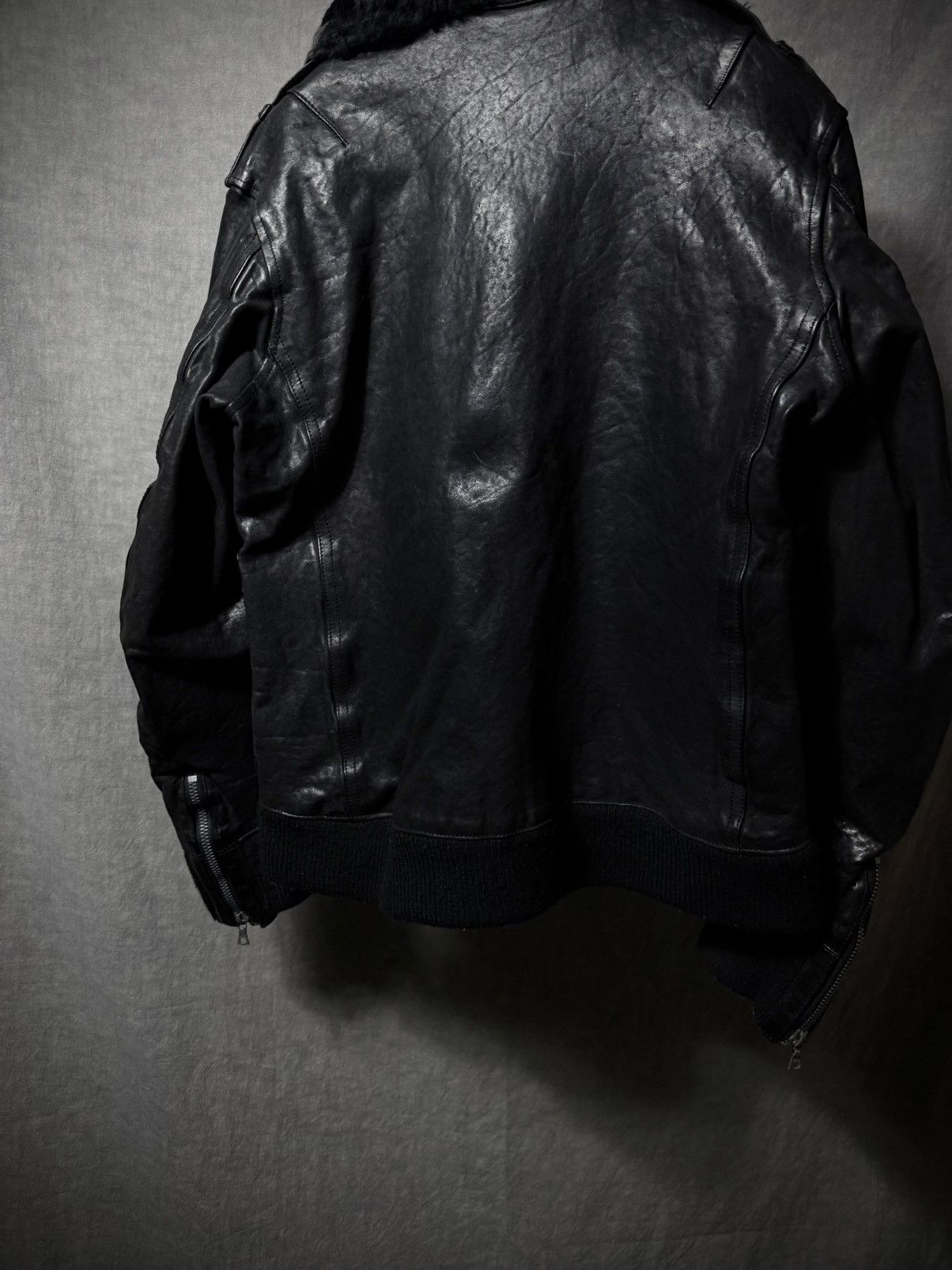 Isamu Katayama Backlash Isamu Katayama Backlash Fur Leather Jacket Size US M / EU 48-50 / 2 - 8 Thumbnail