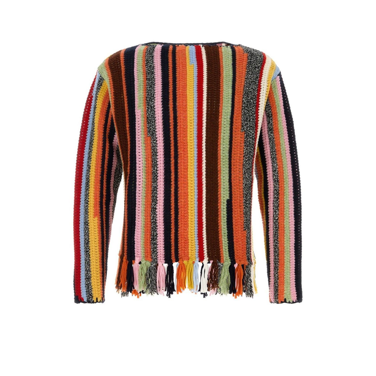 Prada PRADA Multicolor Crochet Sweater New & Authentic (Men's size Size US M / EU 48-50 / 2 - 1 Thumbnail
