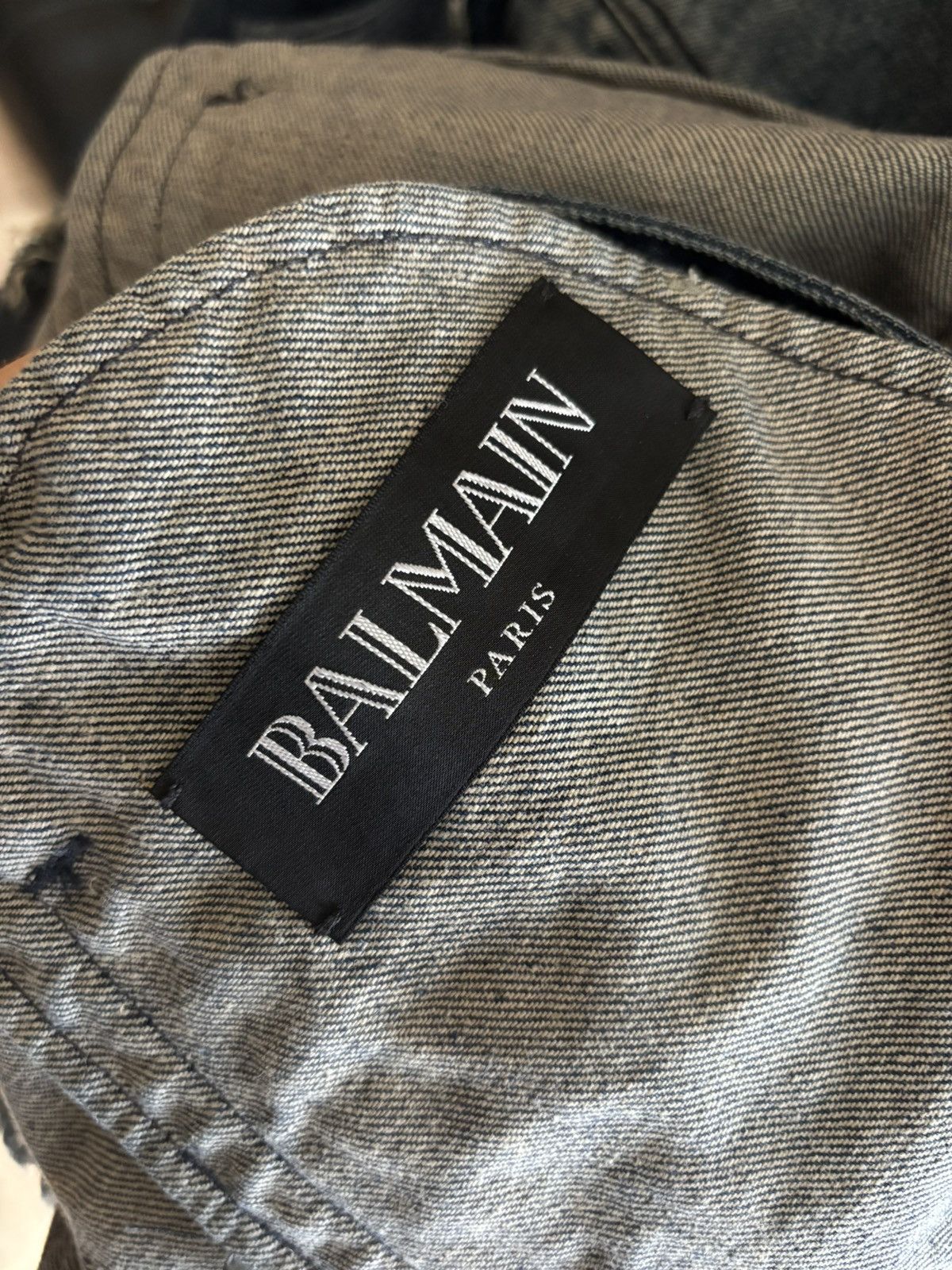 Balmain Balmain Denim Jacket Size Large Size US L / EU 52-54 / 3 - 10 Thumbnail