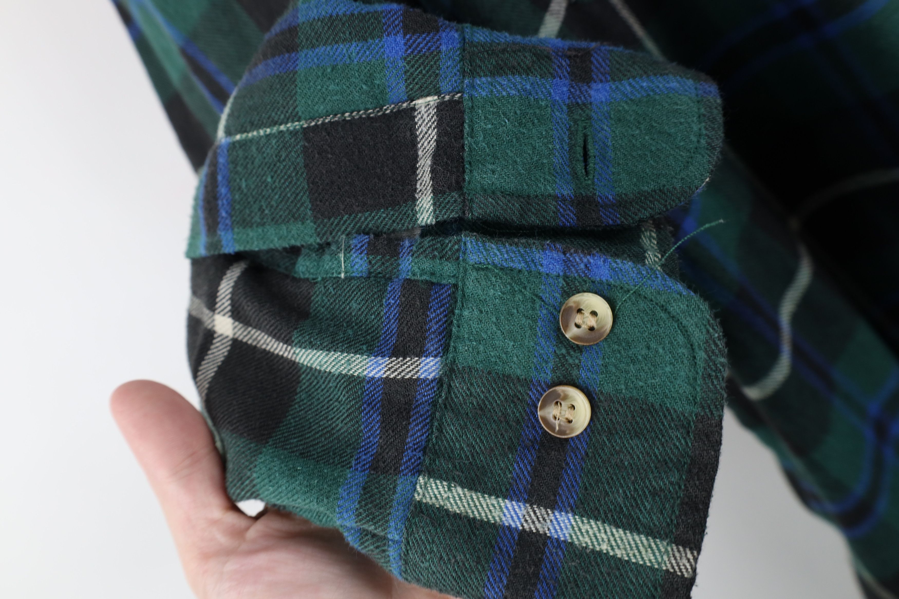 Vintage Vintage 90s Streetwear Flannel Button Shirt Jacket Plaid Size US XL / EU 56 / 4 - 6 Thumbnail