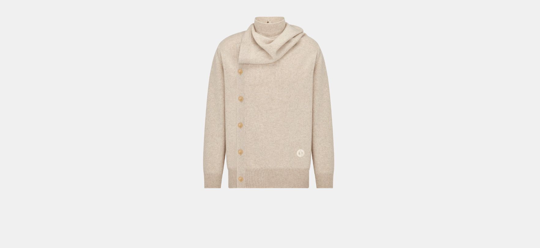 Dior Cardigan Beige Cashmere Jersey Size US XS / EU 42 / 0 - 1 Thumbnail