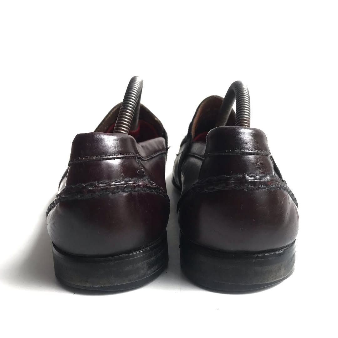 Bass × G.H. Bass & Co. × Vintage Vintage GH Bass Weejuns Penny Loafer Wine Brunell Oxblood Size US 11 / EU 44 - 4 Thumbnail