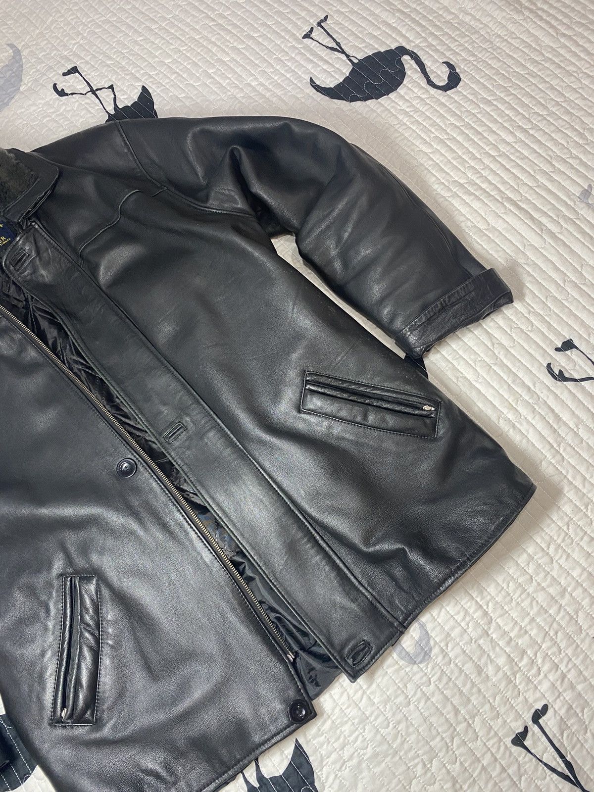 14th Addiction Leather Fur 14TH Addiction Coat Jacket vest avant garde Size US L / EU 52-54 / 3 - 19 Thumbnail