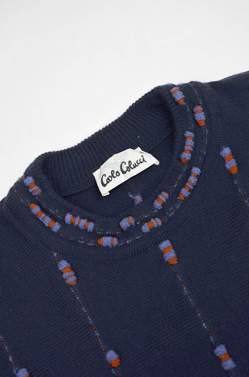 Carlo Colucci Carlo Colucci Pattern Knit Sweater – Size 50 Size US M / EU 48-50 / 2 - 5 Thumbnail