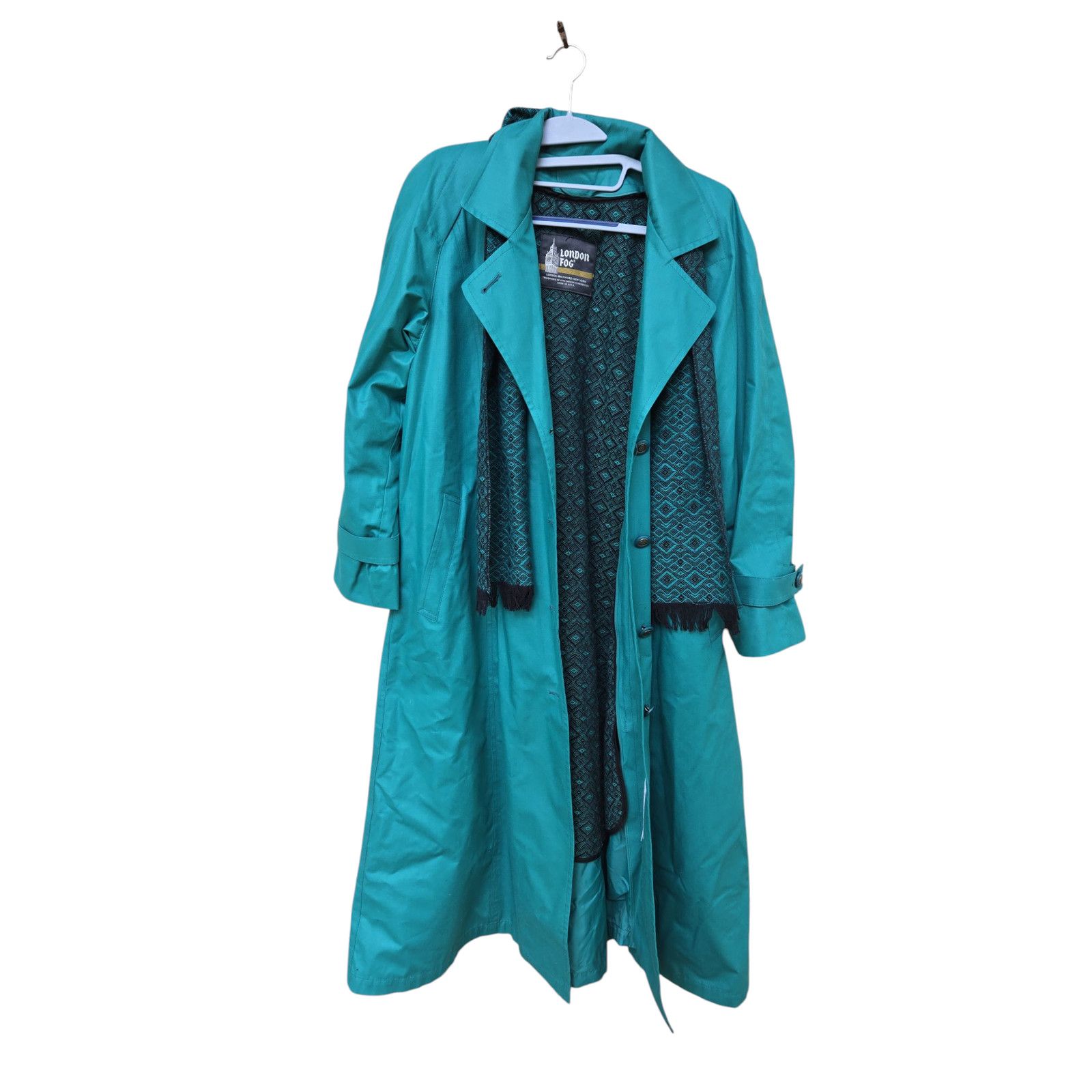 London Fog London Fog Flannel Lined Trench size 8 reg Size M / US 6-8 / IT 42-44 - 2 Thumbnail