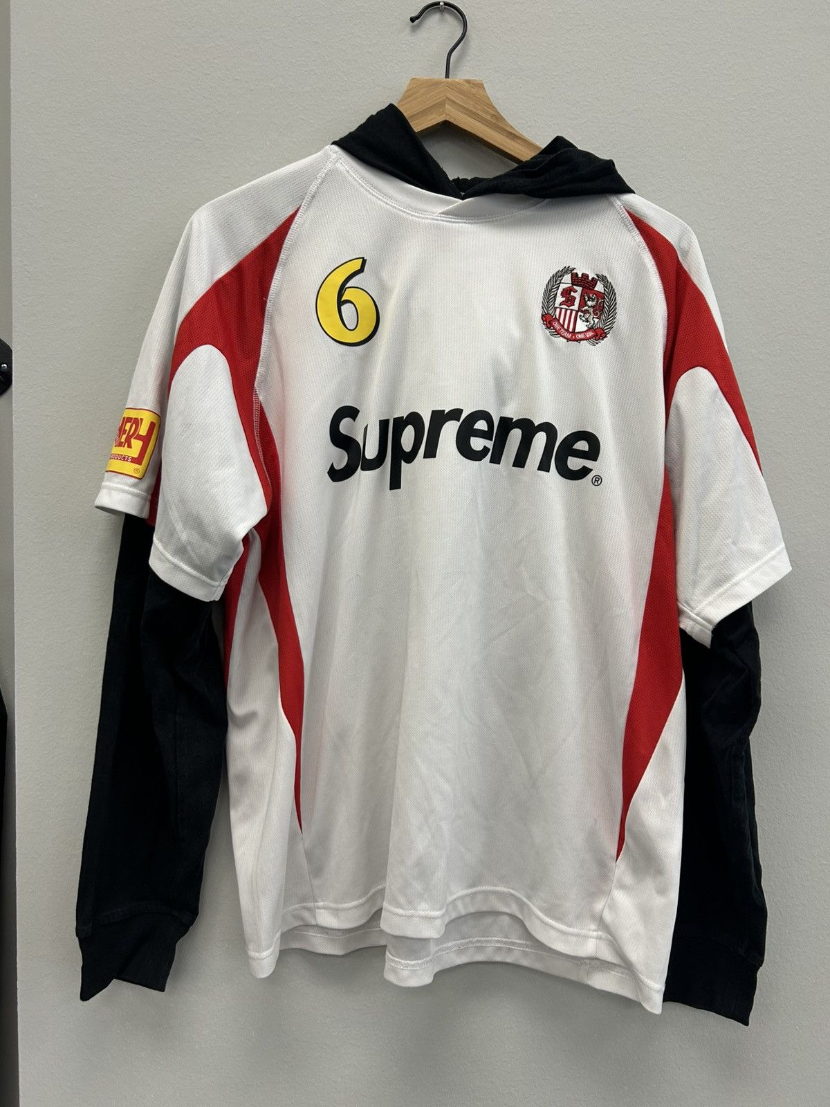 Supreme Supreme Saint Premier Soccer Jersey | Grailed