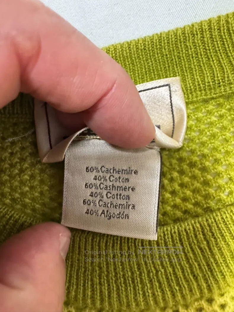 Hermes Hermes Cashmere short-sleeve 60% Cashmere+40% Cotton Size US M / EU 48-50 / 2 - 6 Thumbnail