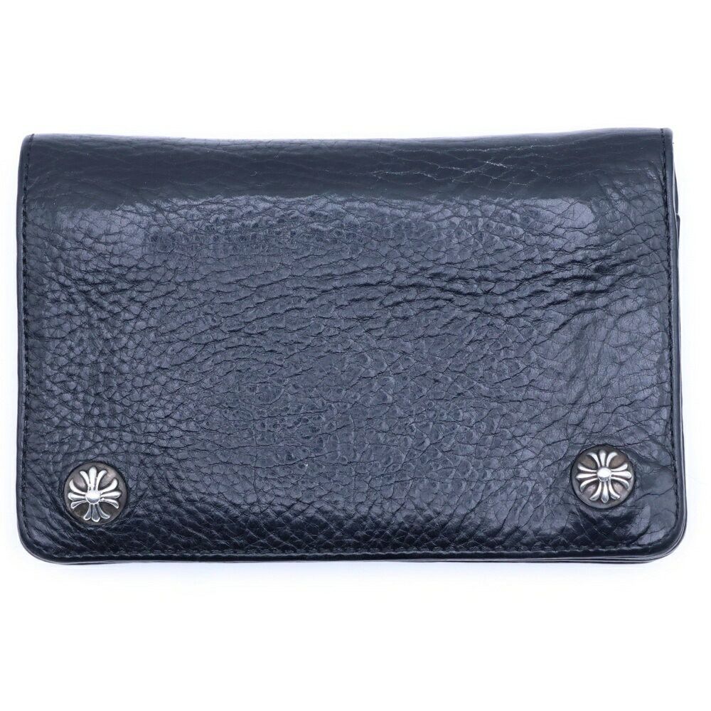 Chrome Hearts Chrome Hearts 2-zip Cross Ball Button Leather Wallet Size ONE SIZE - 1 Thumbnail