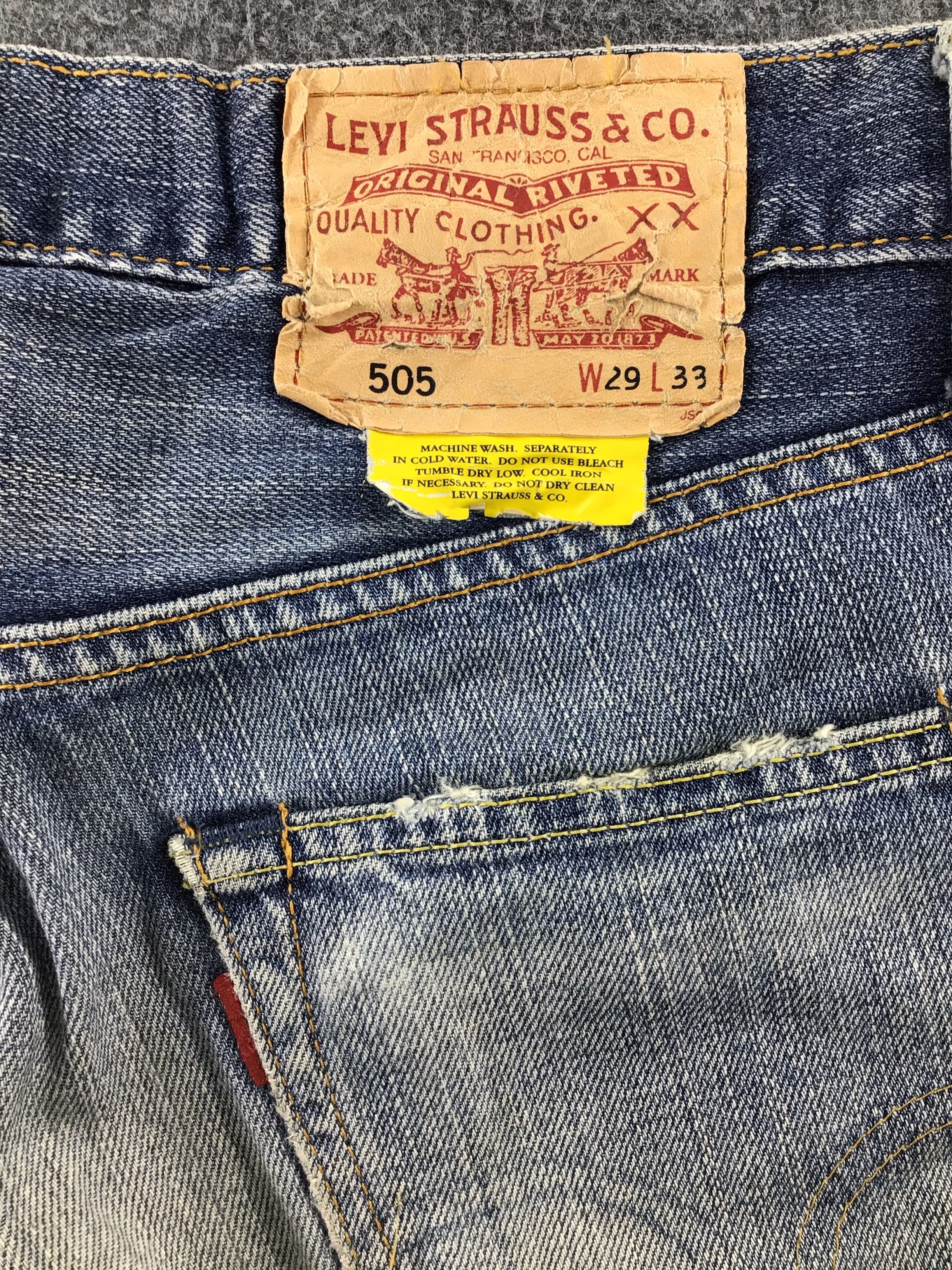 Levi's × Vintage Vintage Levis 505 Jeans-JM377 Size US 31 - 6 Thumbnail