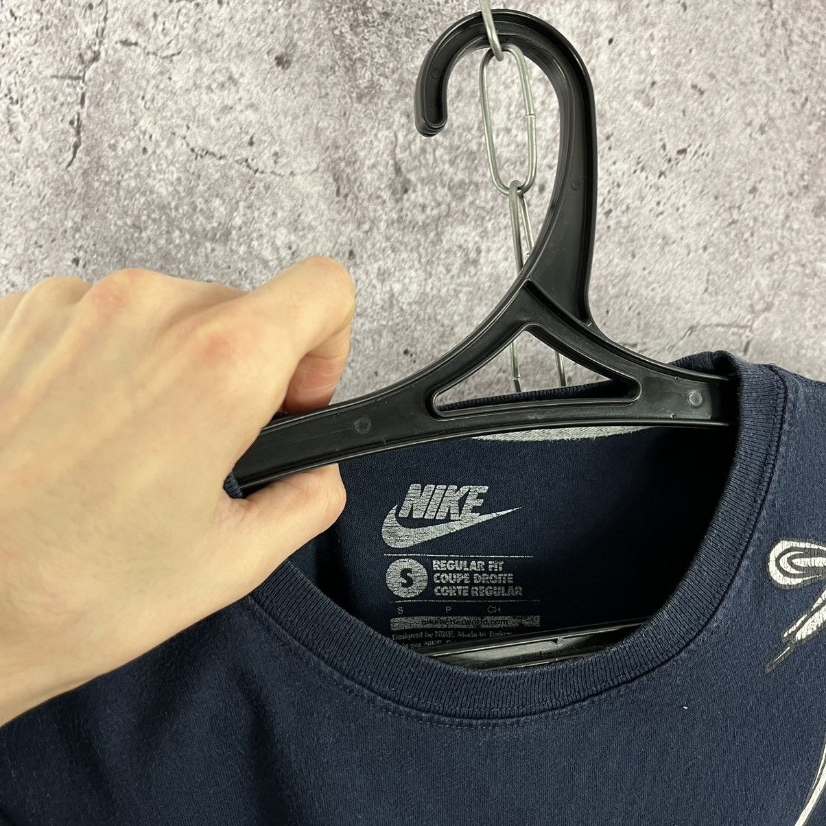 Nike × Vintage Vintage Nike T-Shirt High Force Logo Y2K Drill Navy Size S Size US S / EU 44-46 / 1 - 8 Thumbnail
