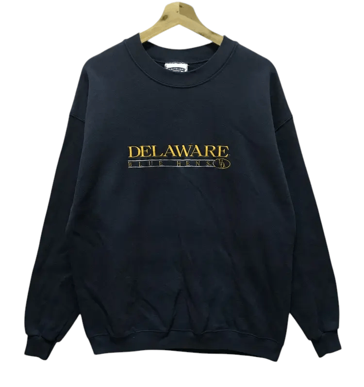 Lee Vintage 90's Delaware Blue Hens Football Club Sweatshirts Size US XL / EU 56 / 4 - 1 Thumbnail