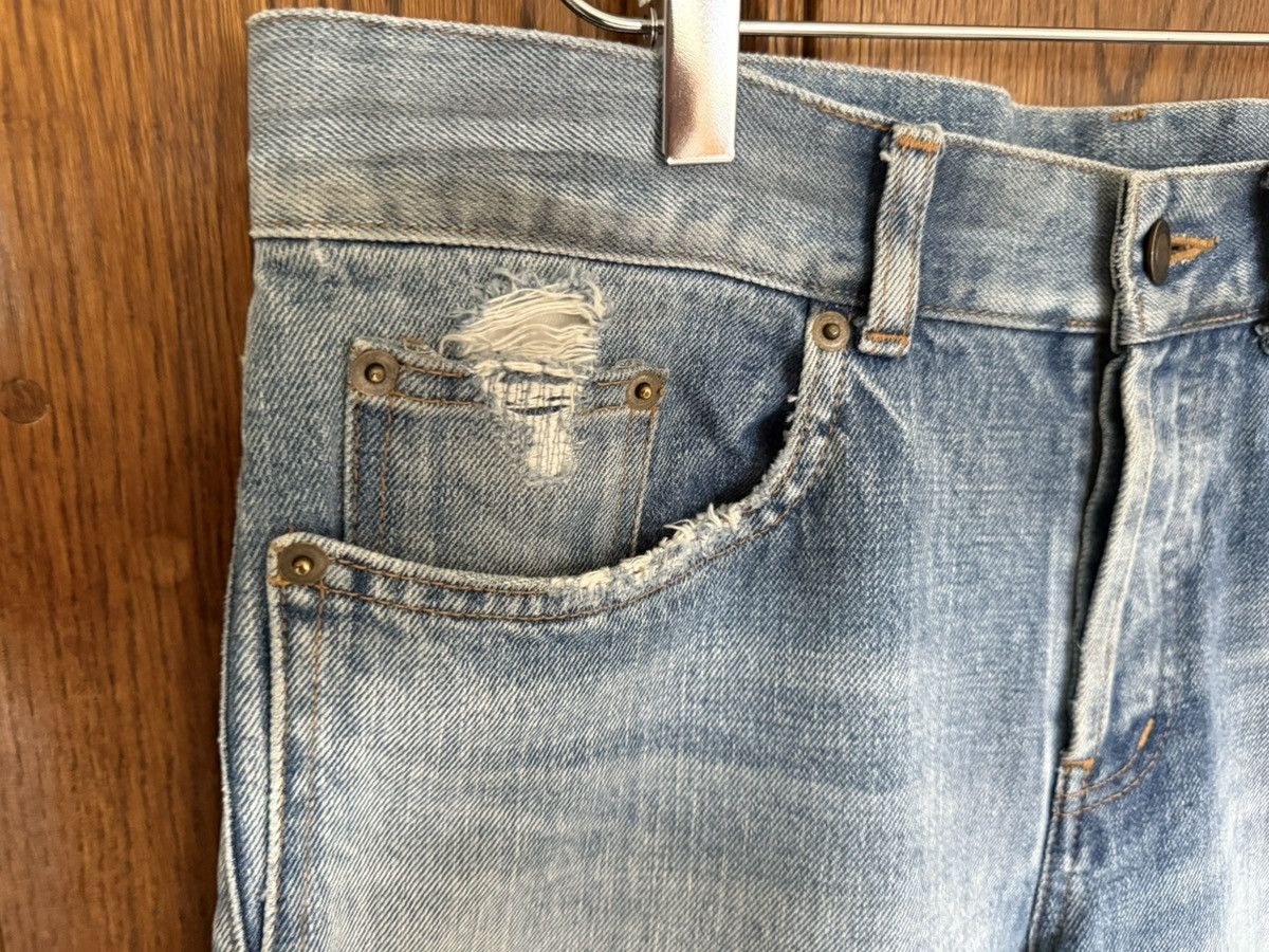 Saint Laurent Paris Saint Laurent slim ripped denim jeans 30 Santa Monica wash Size US 30 / EU 46 - 9 Thumbnail