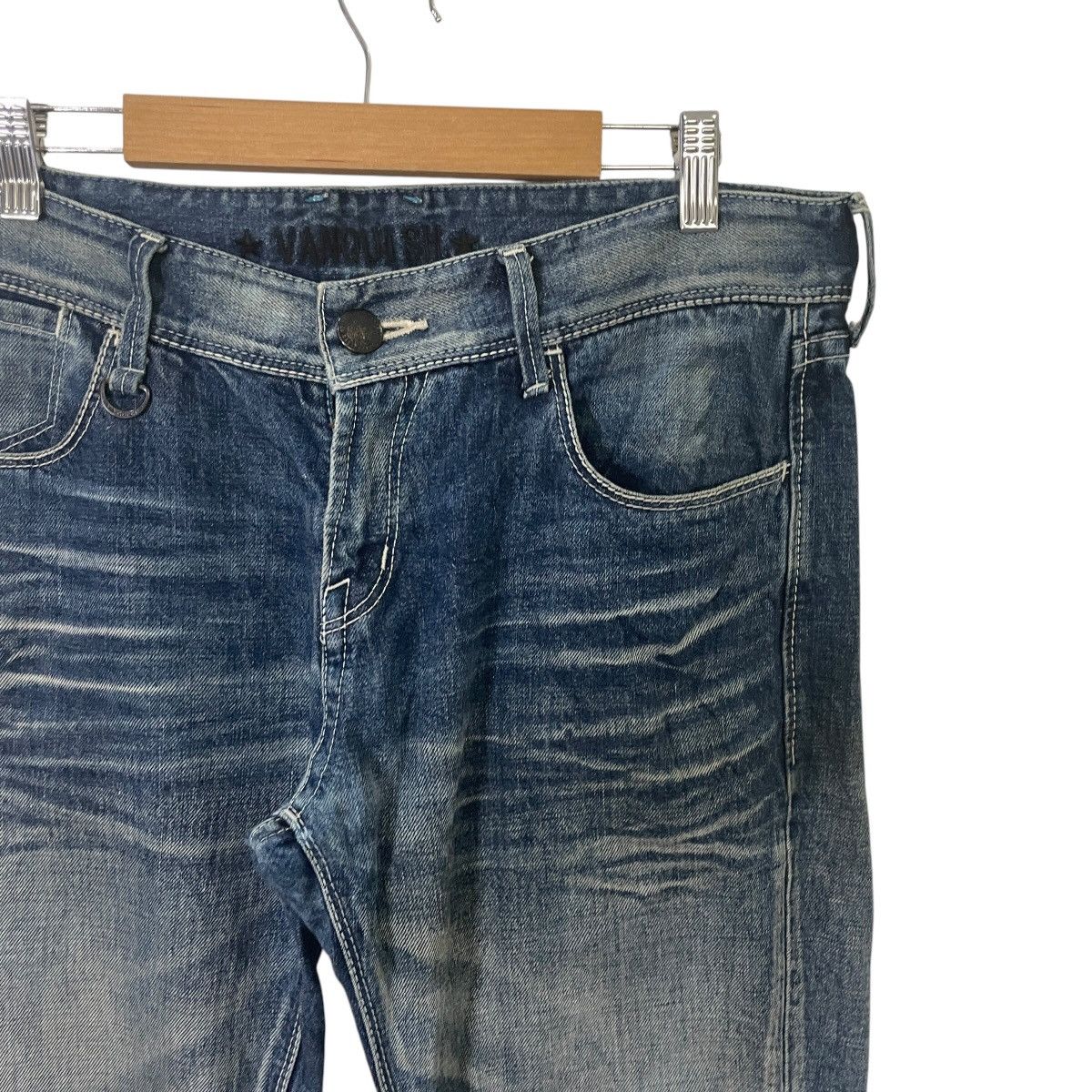 Vanquish Vintage Vanquish Gold Distressed Denim Size US 35 - 4 Thumbnail