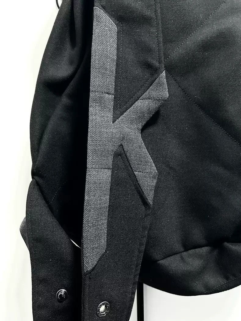 Kiko Kostadinov 23Fw 23Aw Solo Crossbody Bag in Black, Men's