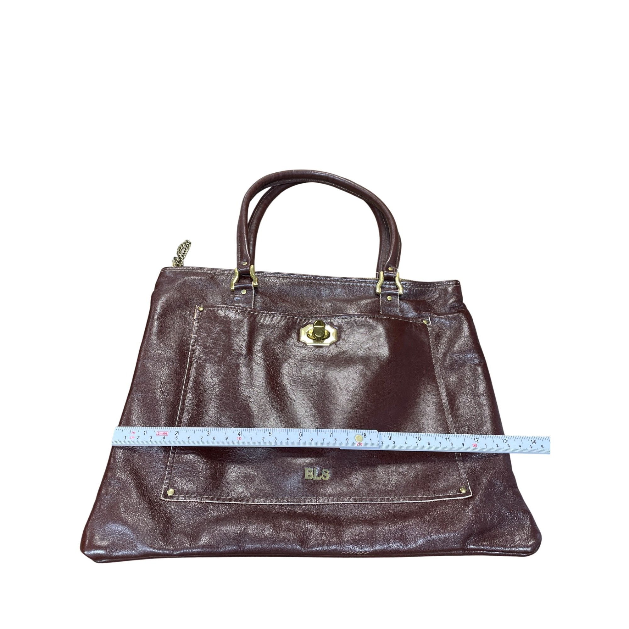 Other Moiseff Original BLS womans brown leather shoulder handbag M Size ONE SIZE - 7 Thumbnail