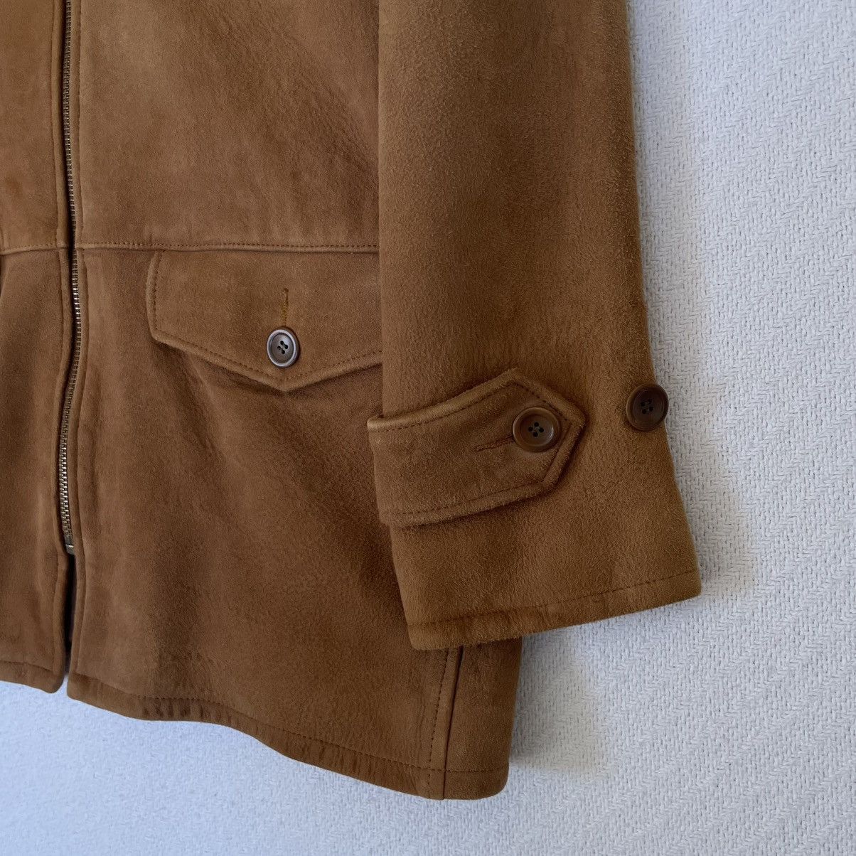 Ralph Lauren RRL Double RL Soft Lamb Suede Leather Jacket Western Safari Size US M / EU 48-50 / 2 - 10 Thumbnail