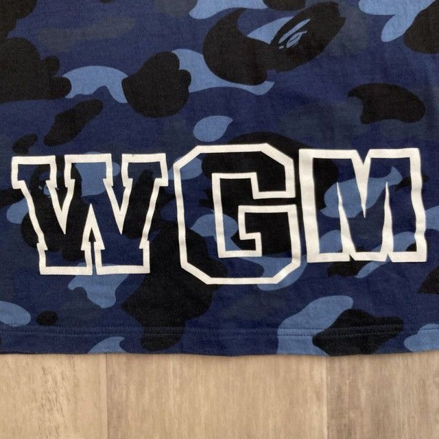 Bape BAPE WGM Shark T-shirt Blue camo a bathing ape Size US M / EU 48-50 / 2 - 5 Thumbnail