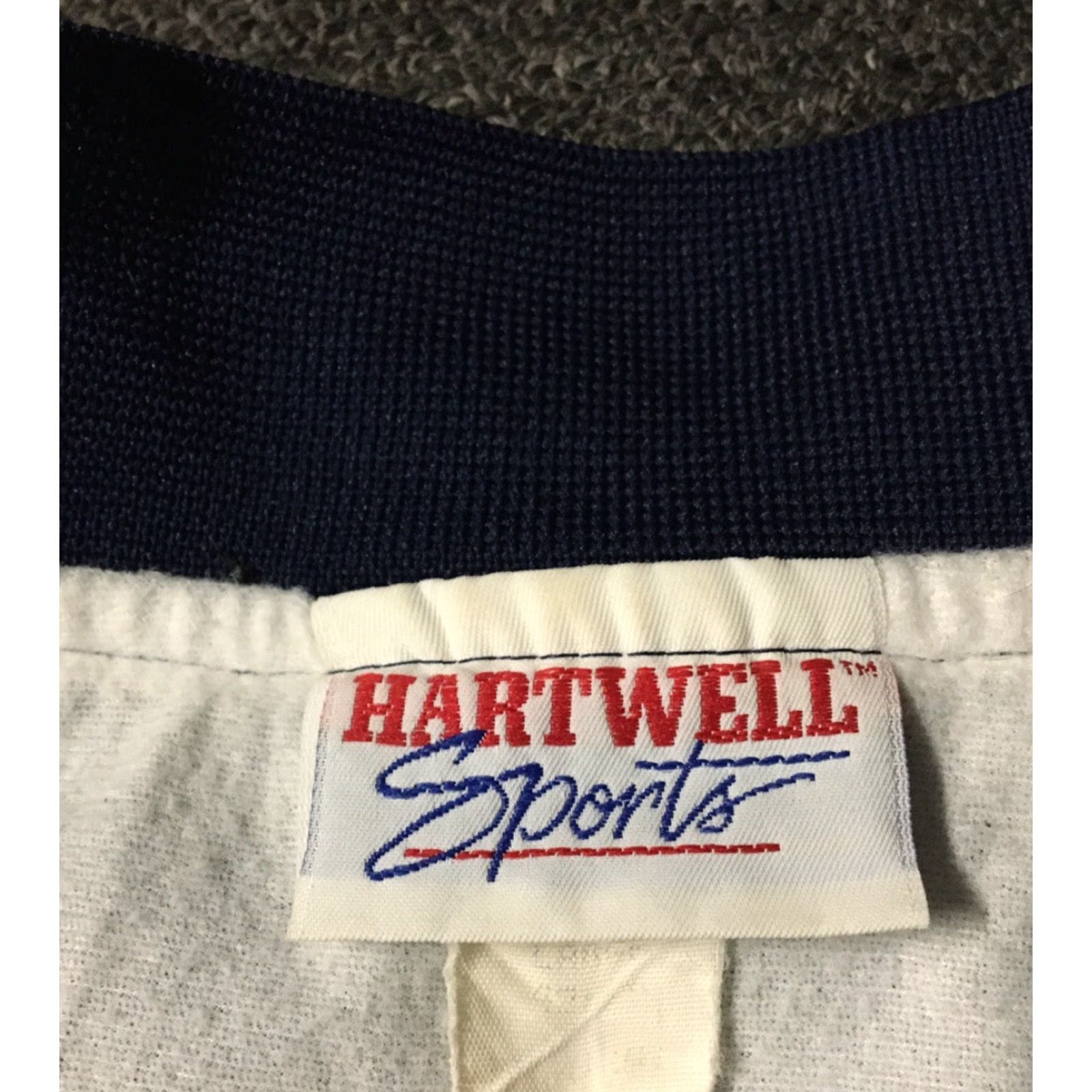 Vintage VINTAGE San Marcos Stars Satin Jacket L USA School Sports 80s 90s Hartwell Blue Mens Jacket Size US L / EU 52-54 / 3 - 7 Thumbnail