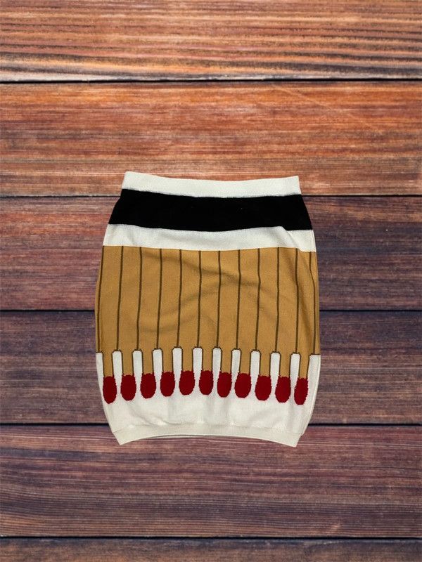 Jeremy Scott × Moschino × Vintage Vintage skirt Moschino Couture 38 Jeremy Scott knit Size 26" / US 2 / IT 38 - 2 Thumbnail