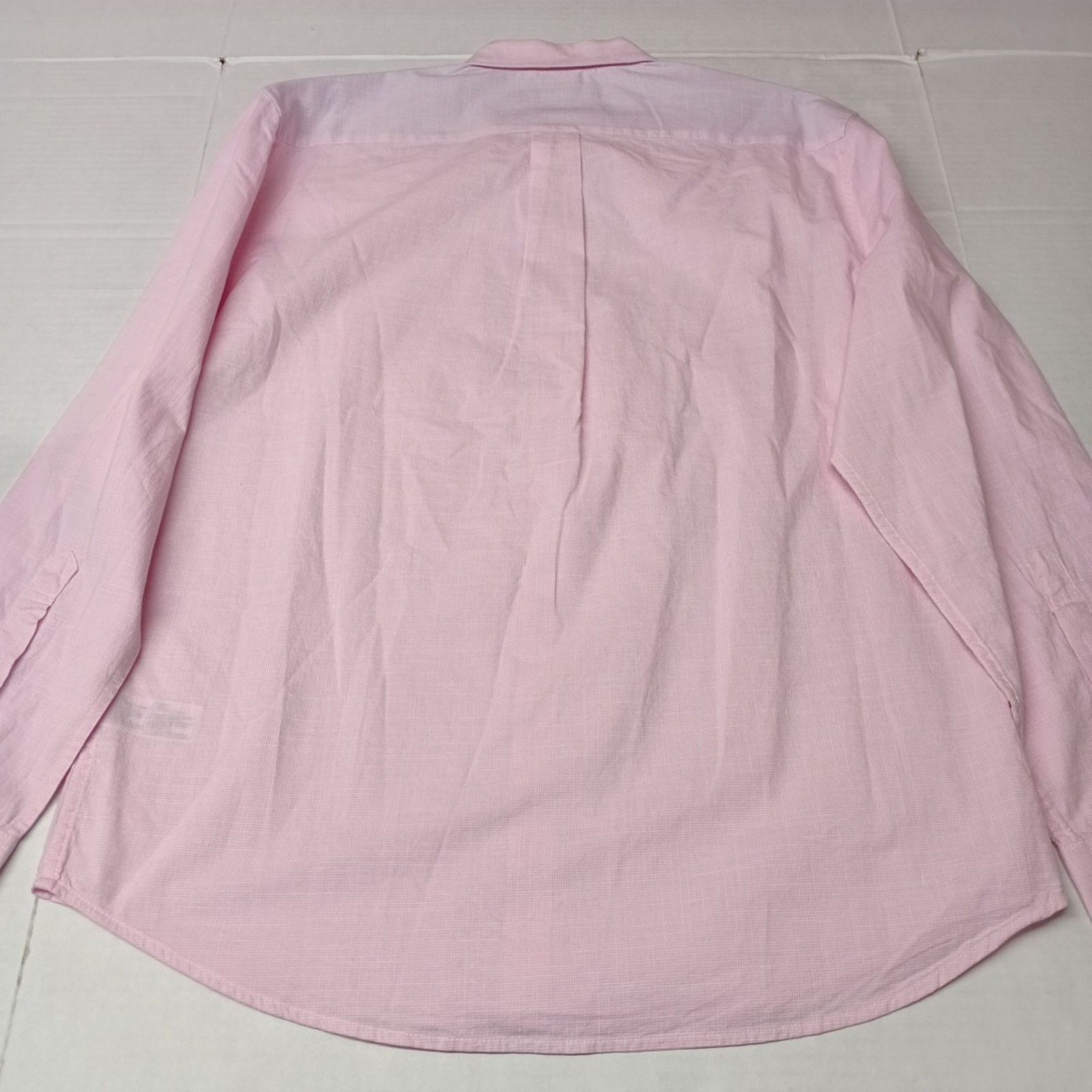 U.S. Polo Assn. U.S. Polo Assn. Button Woven Shirt Men's L Pink Checkered Size US L / EU 52-54 / 3 - 9 Thumbnail