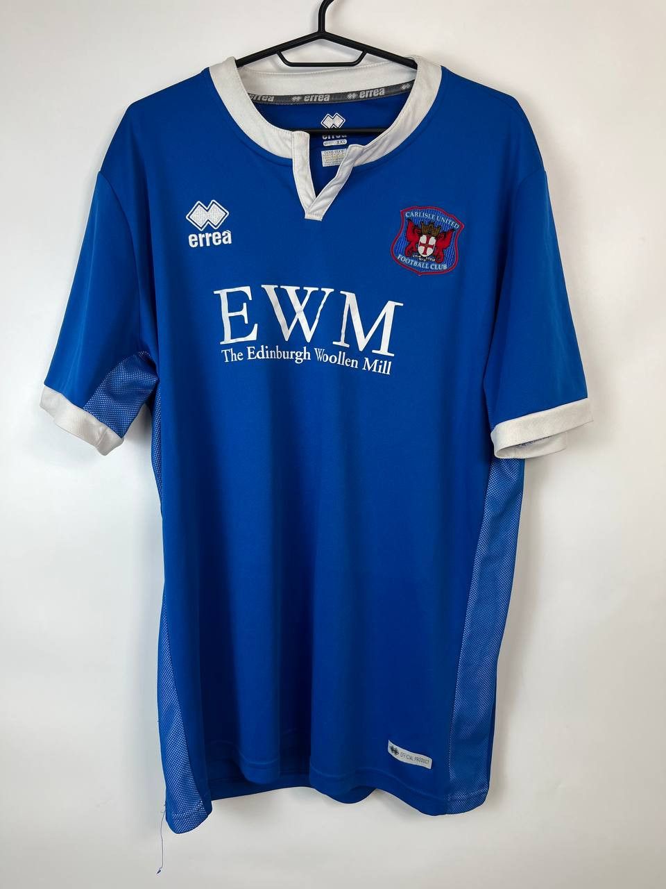 Errea Carlisle United 2019 - 2020 home football shirt Errea sz XXL Size US XXL / EU 58 / 5 - 1 Thumbnail