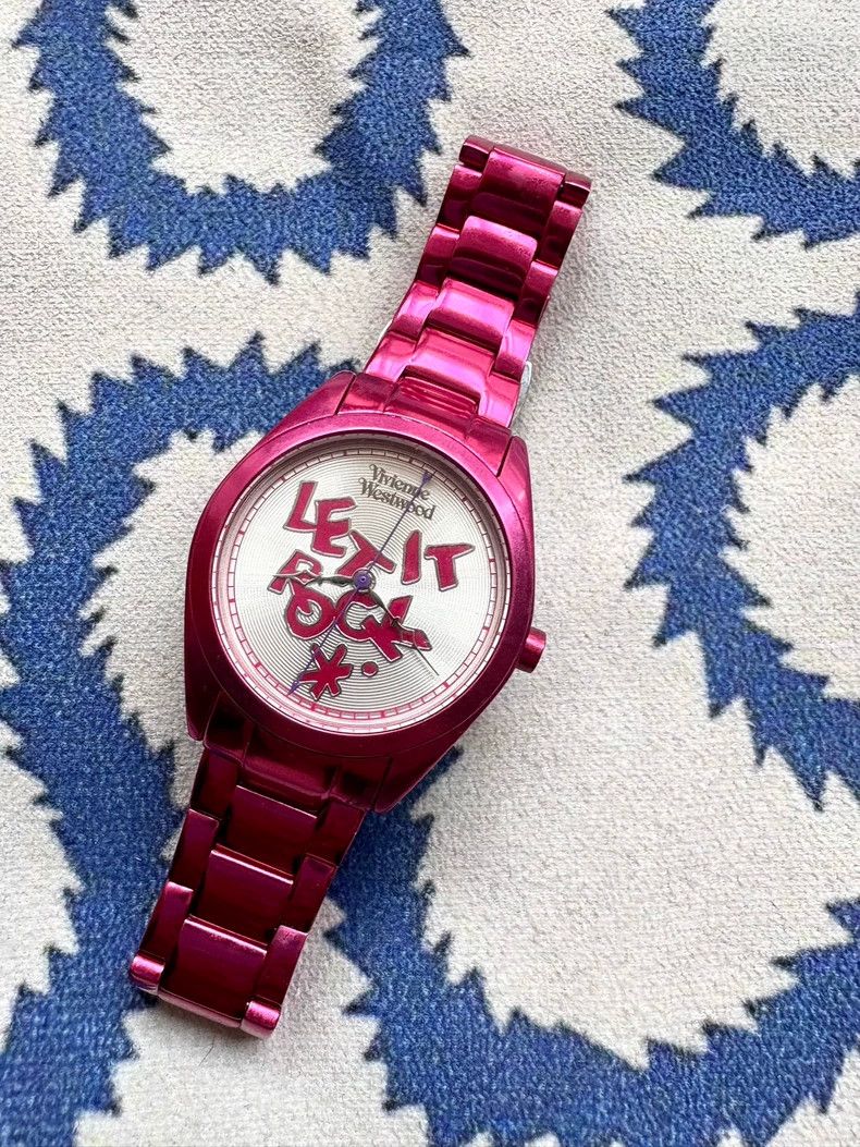 Vivienne Westwood Vivienne Westwood Vintage Let it rock Electric Pink Watch Size ONE SIZE - 2 Thumbnail