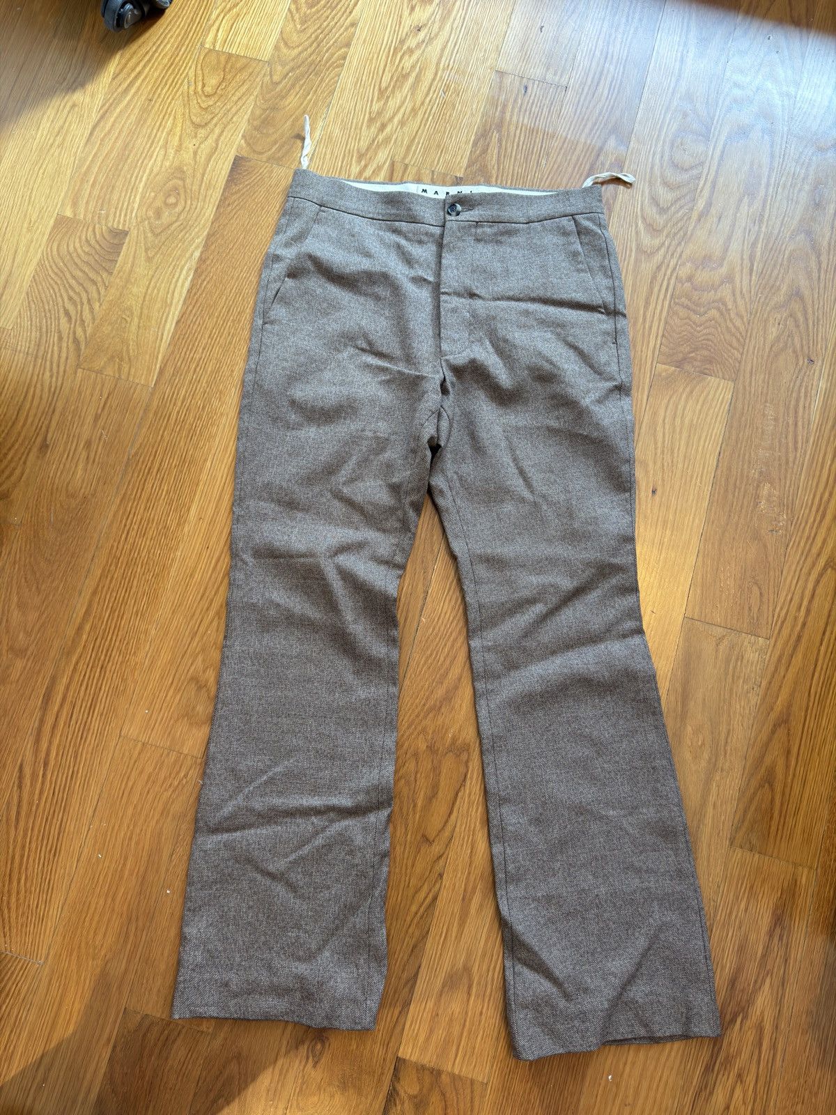 Marni Marni Flare Runway Trousers Size US 32 / EU 48 - 1 Thumbnail