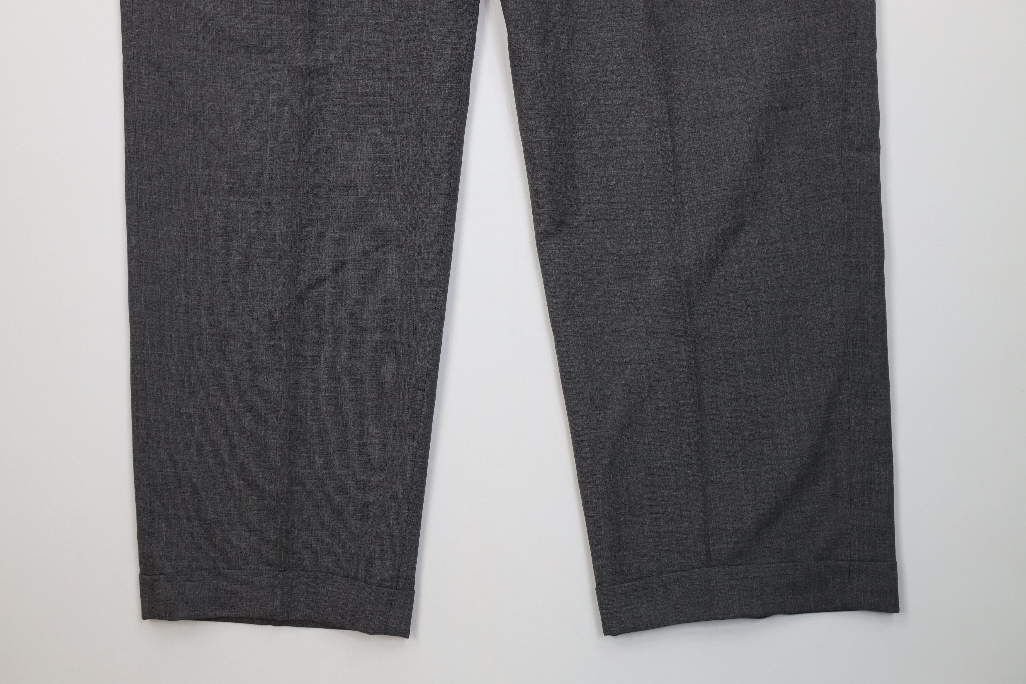 Vintage Vintage 90s Streetwear Wool Knit Wide Leg Chino Pants USA Size US 40 / EU 56 - 4 Thumbnail