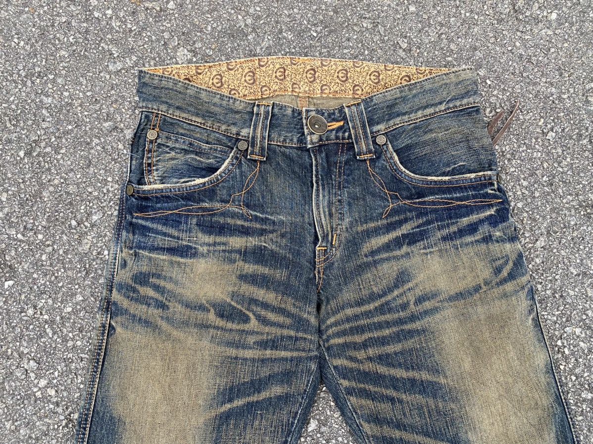 Edwin × Japanese Brand × Vintage size 31x32.5 edwin blue trip flare bootcut jeans Size 31" - 3 Thumbnail
