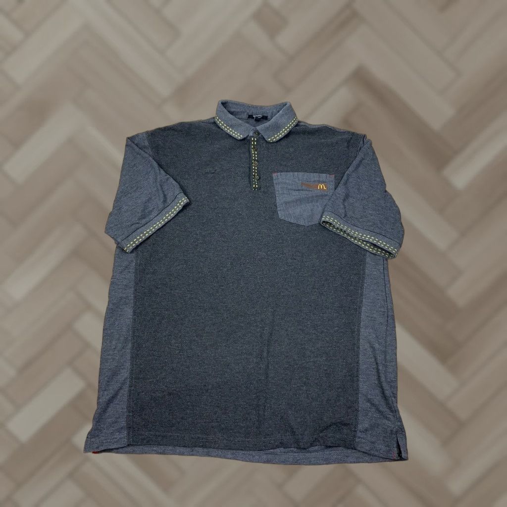 Vintage Timeless Elements McDonalds Polo Shirt L Gray Short Sleeve #6575 Size US L / EU 52-54 / 3 - 1 Thumbnail