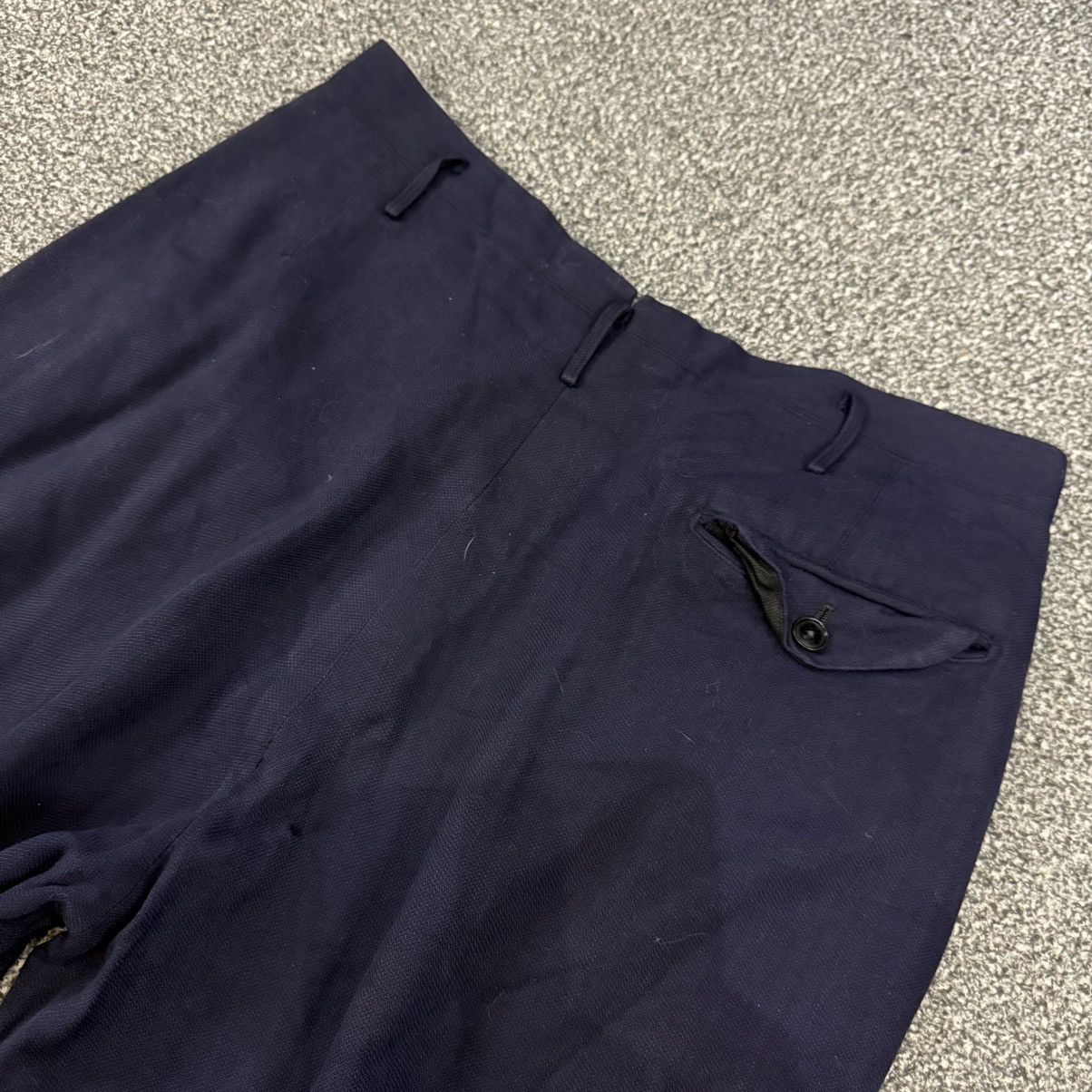 20471120 Vintage 80s Japanese Pleated Trouser D- Rise Cutting Pant Size US 31 - 4 Thumbnail