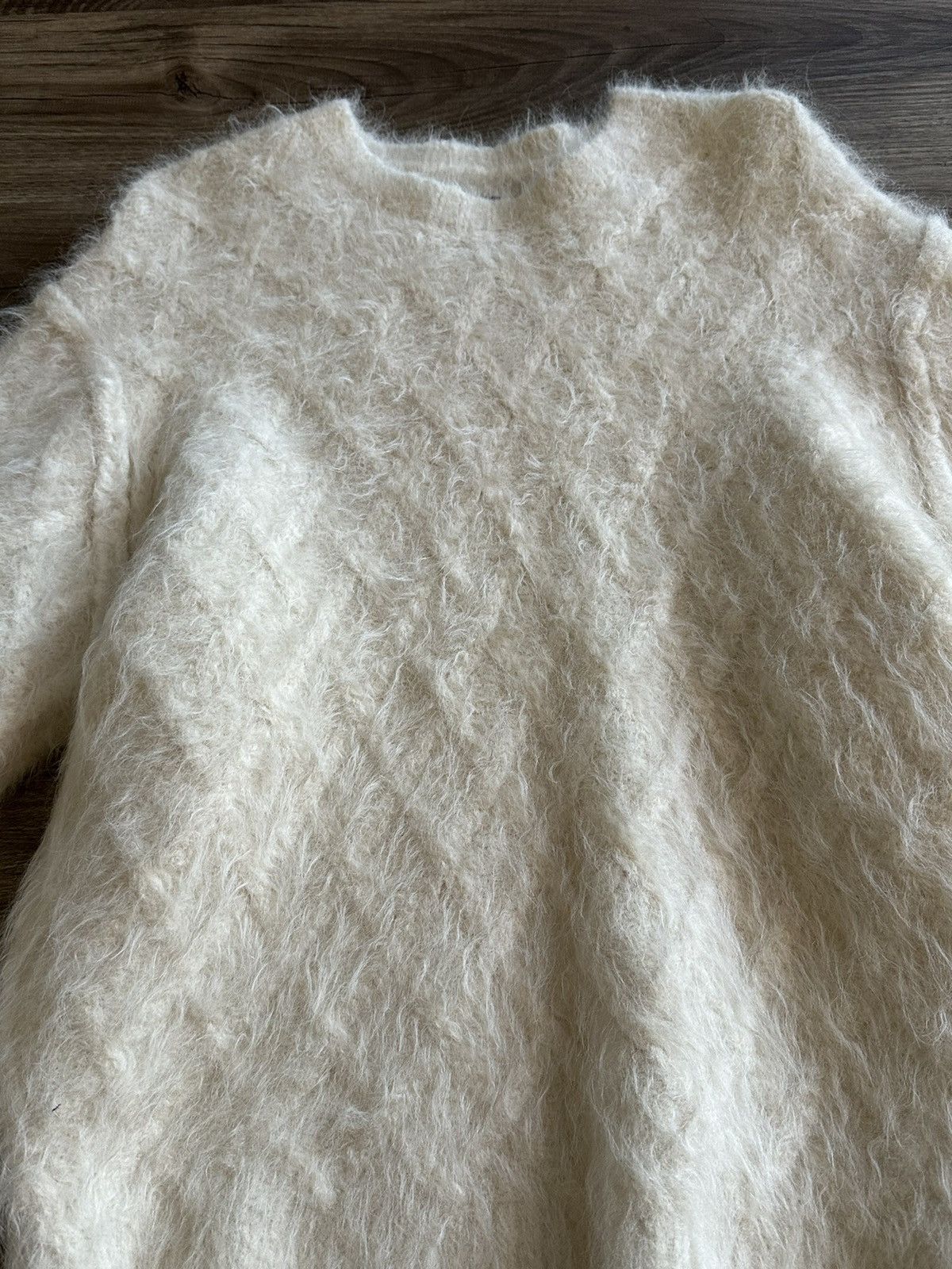 Stussy Stussy Fuzzy Lattice Sweater Ivory size Medium | Grailed