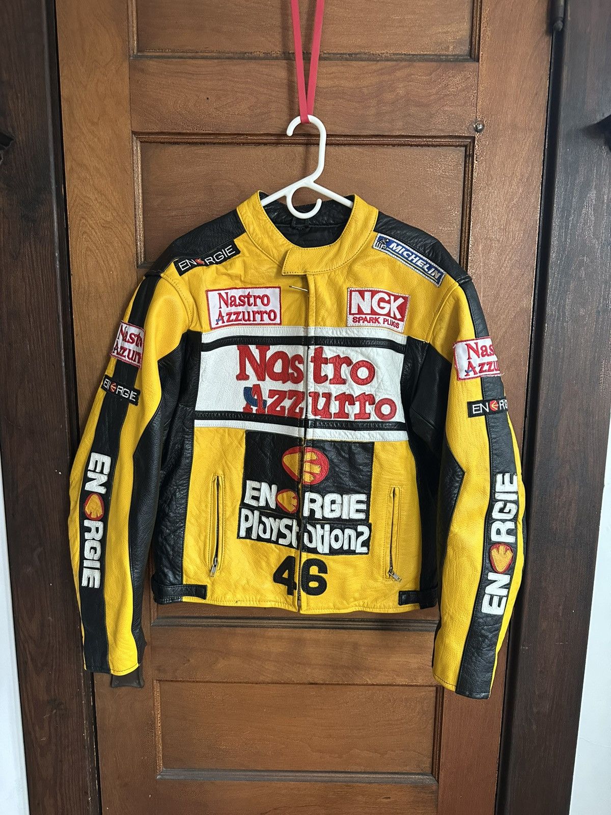 Other Nastro Azzurro Leather Biking Jacket Size US M / EU 48-50 / 2 - 1 Thumbnail