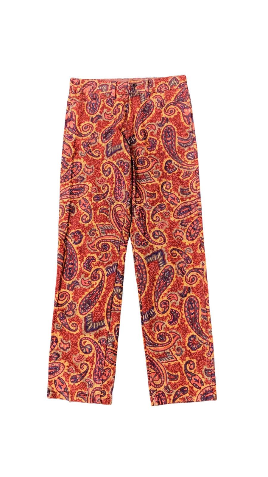 image of Archival Clothing x Yoshiyuki Konishi Vintage Yoshiyuki Konishi Ficce Paisley Pants, Men's (Size 29