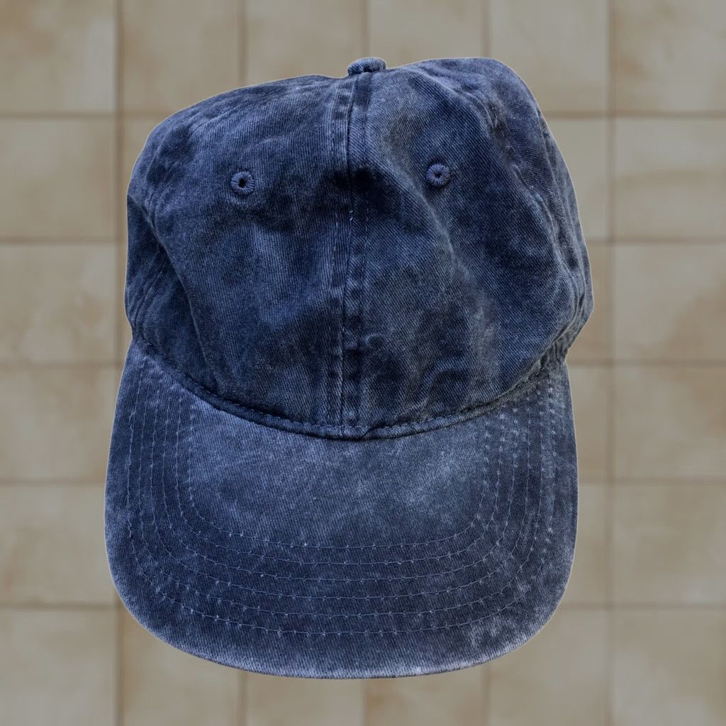 Market MELROSE AND MARKET Baseball Cap Men's One Size Adjustable Blue Cotton Hat Size ONE SIZE - 1 Thumbnail