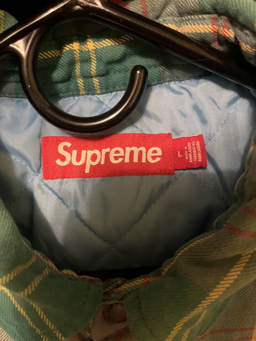 Supreme Supreme Quilted Flannel Size US L / EU 52-54 / 3 - 4 Thumbnail
