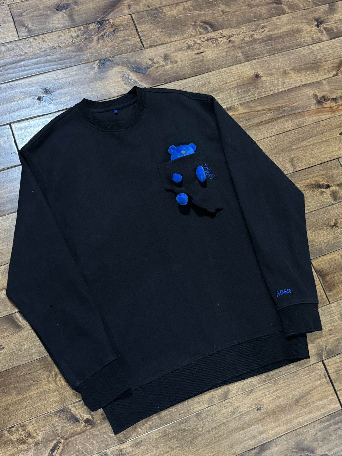 Ader Error Ader Error Pocket Bear Sweatshirt A1 Size US L / EU 52-54 / 3 - 3 Thumbnail