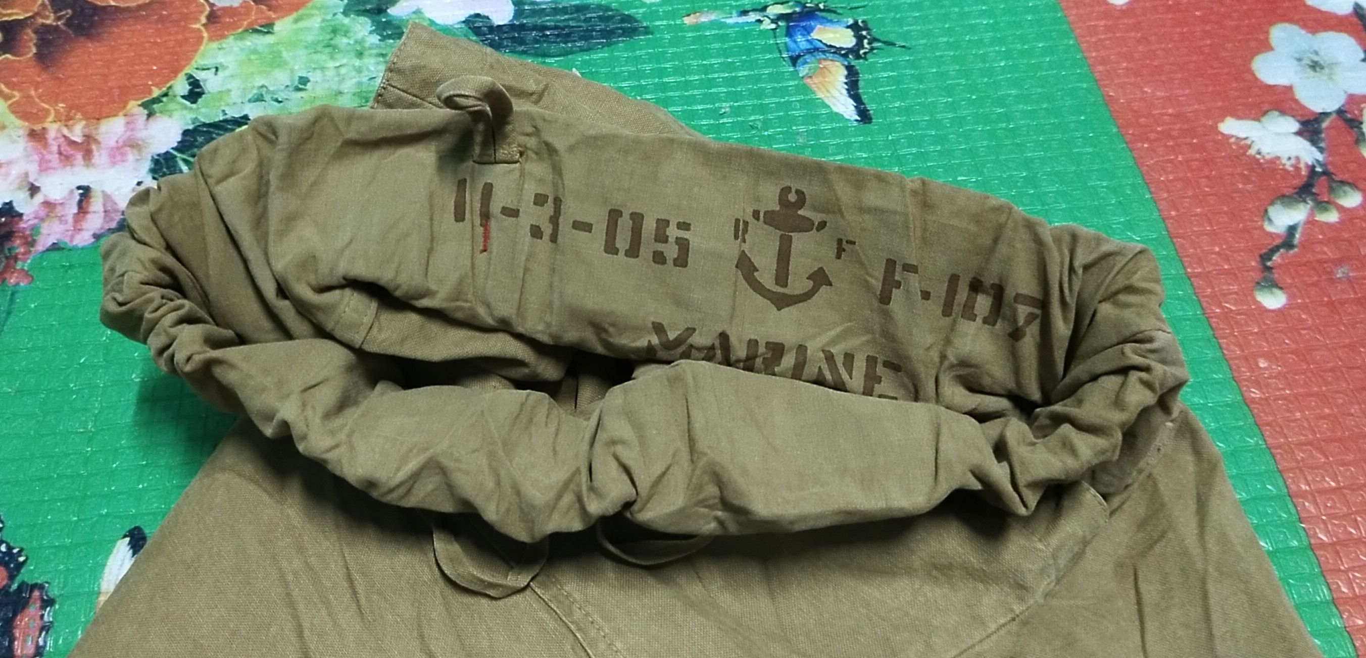 Other Final Drop Rare Army Marine 11.3.2005 Size 32" / US 10 / IT 46 - 6 Thumbnail