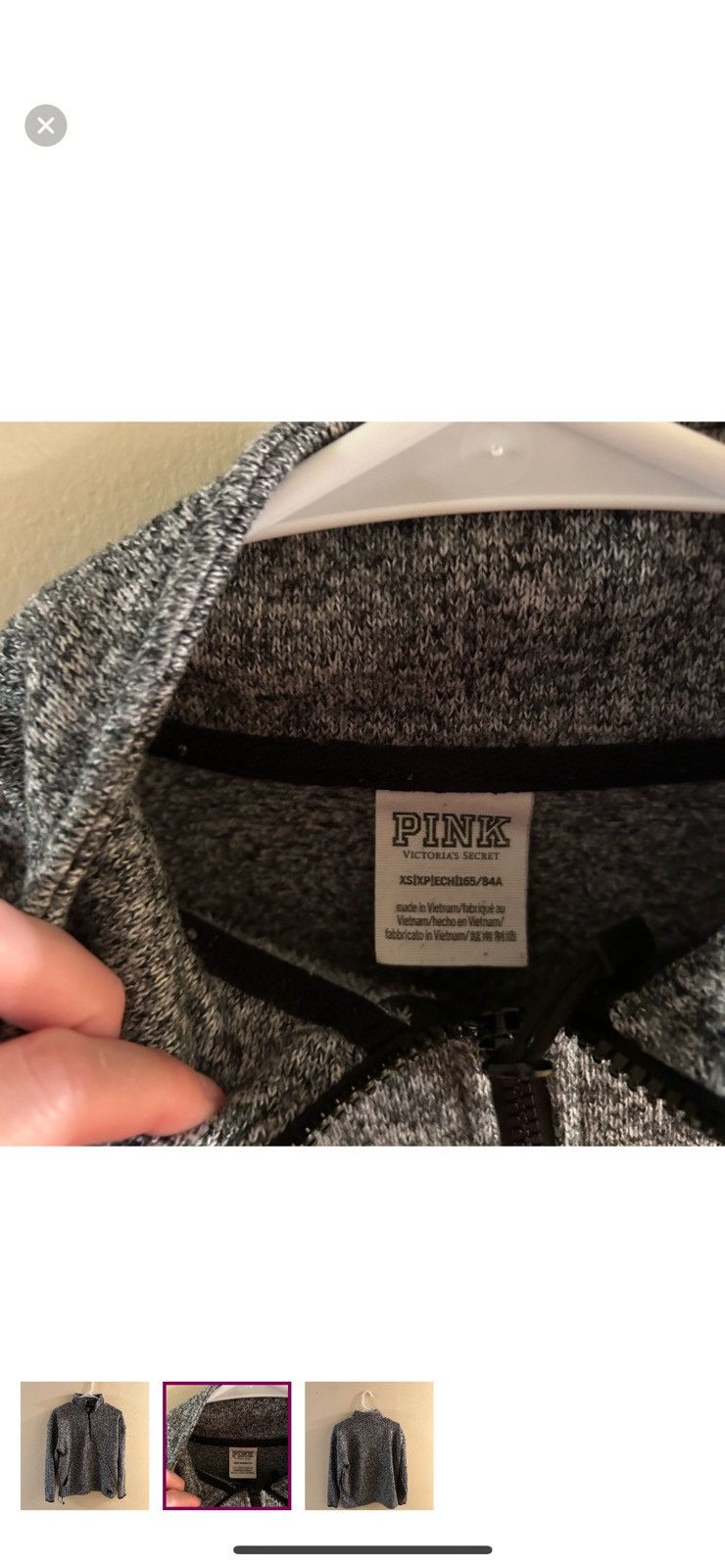 Victoria's Secret PINK quarter zip Size XS / US 0-2 / IT 36-38 - 2 Thumbnail