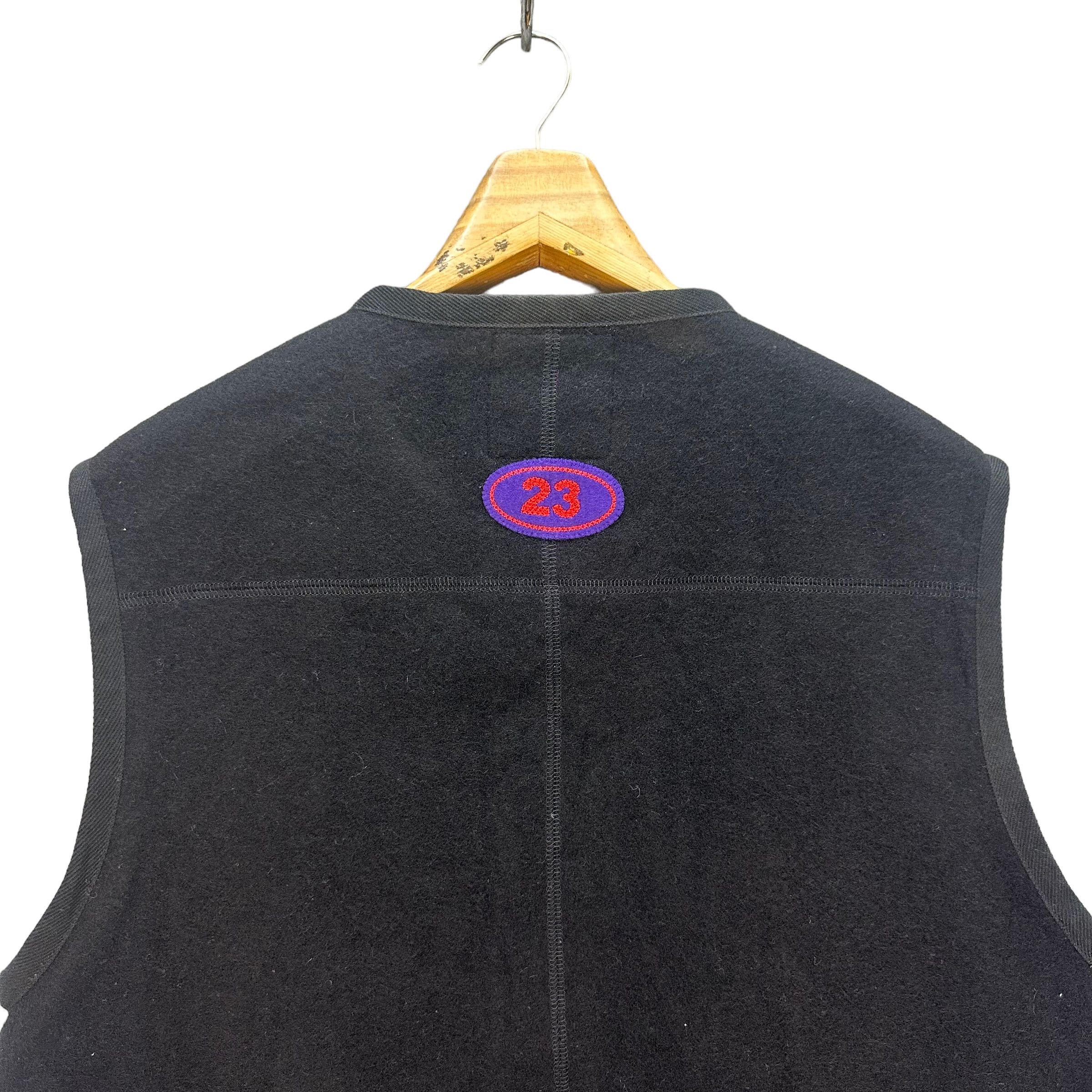 Japanese Brand PAPAS & SON WOOL BLEND VEST #8114-202 Size US S / EU 44-46 / 1 - 11 Thumbnail