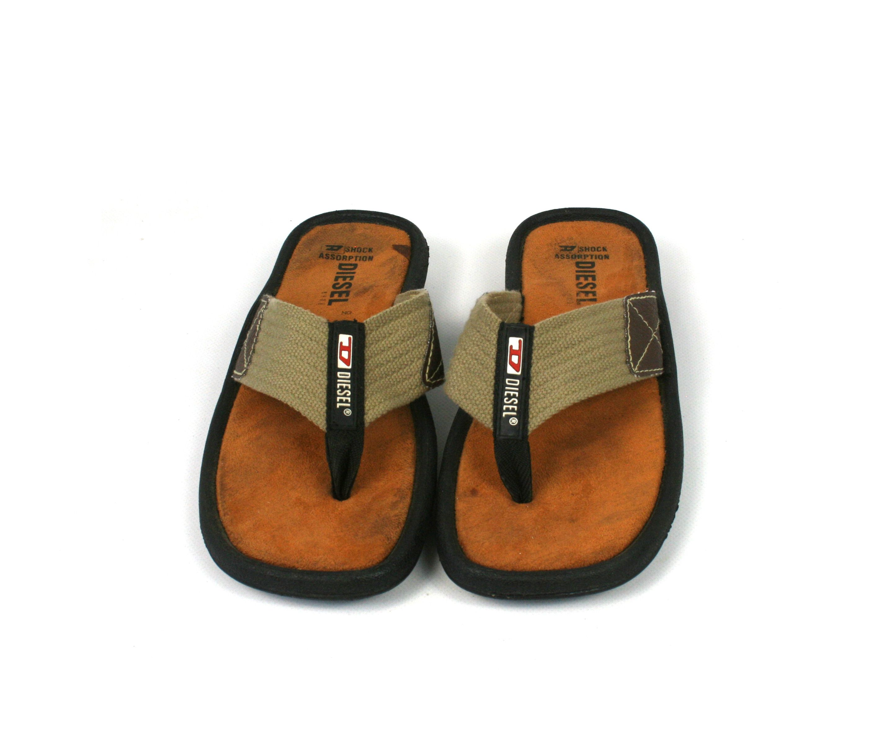 Diesel 00S Logo Y2K Flip Flops Vintage Size US 6 / EU 39 - 3 Thumbnail