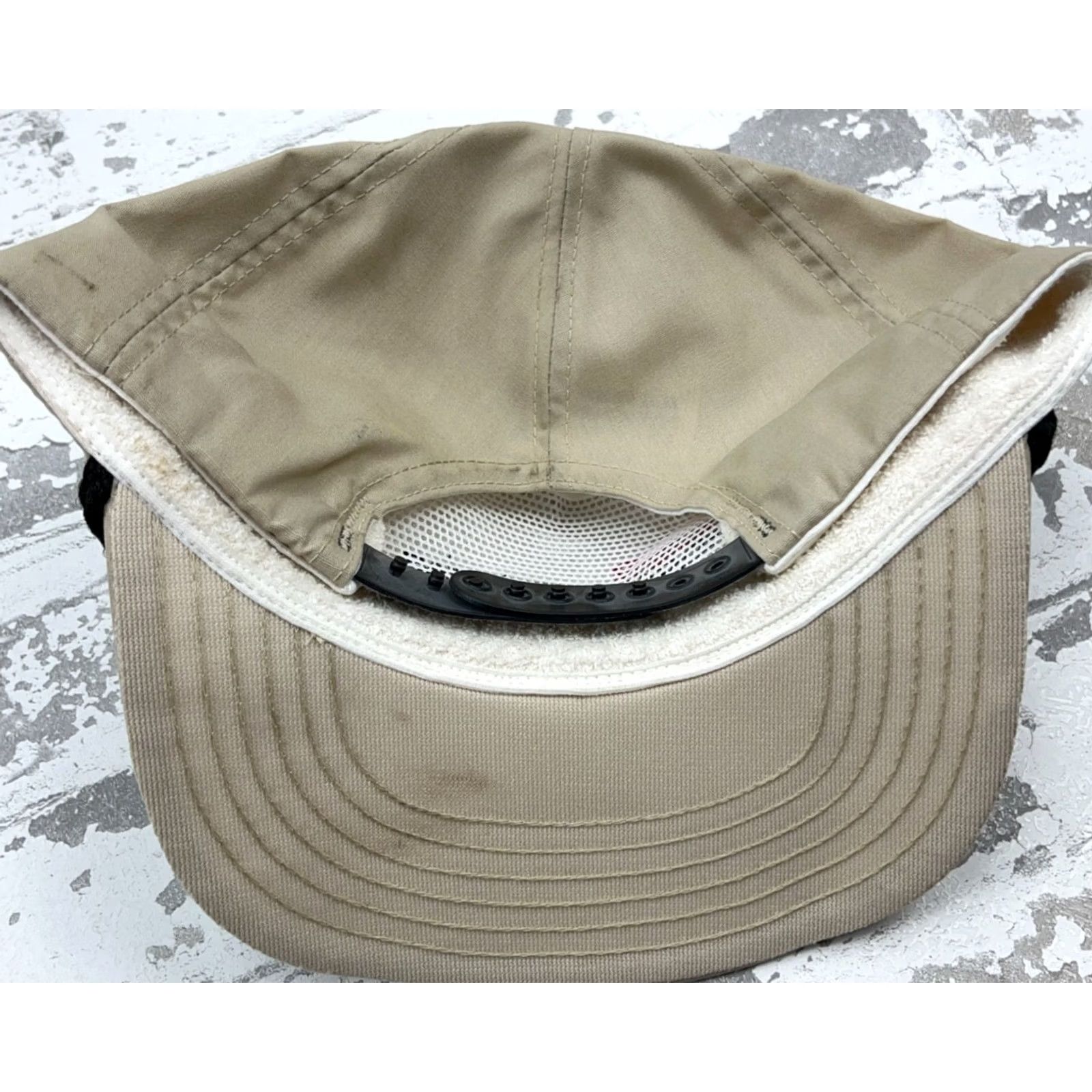 Coal VINTAGE Conoco Tan Trucker Hat Cap Snap Back USA Coal Mining 80s Rope Mens Size ONE SIZE - 3 Thumbnail