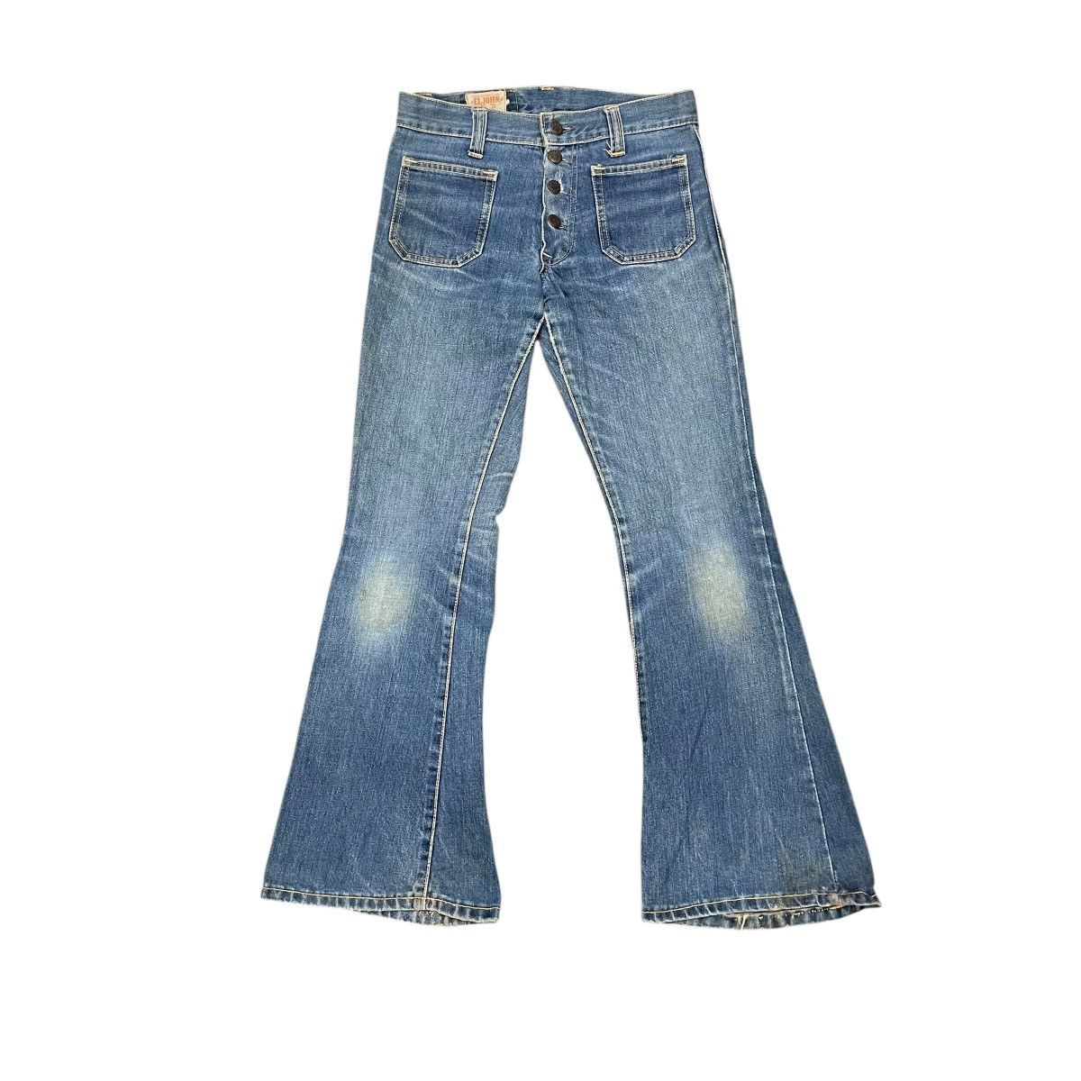 Big John Vintage 80s EL John Big John BootCut Denim Jeans Size 28" / US 6 / IT 42 - 1 Thumbnail