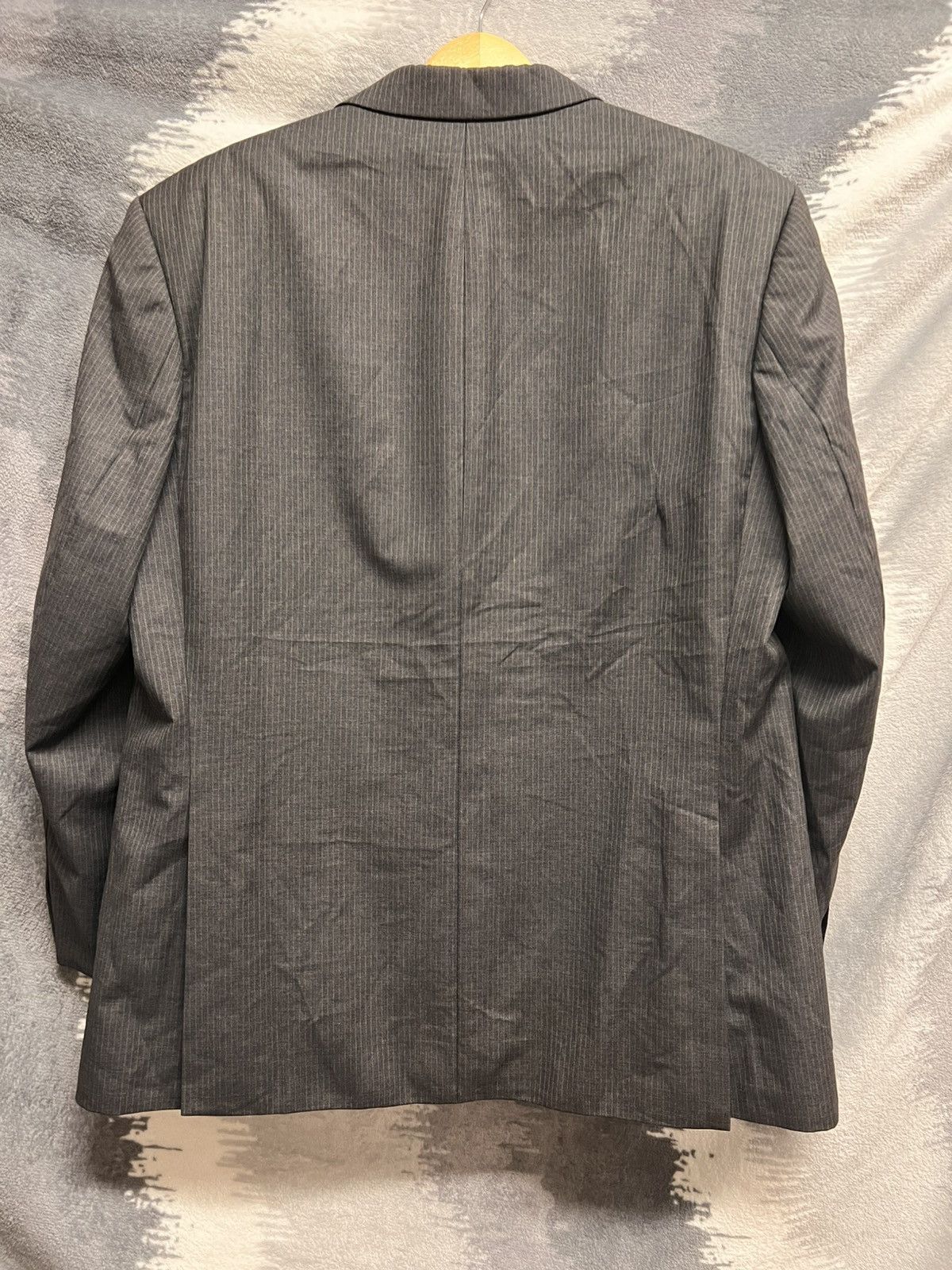 Yves Saint Laurent Yves Saint Laurent wool grey blazer monogram inside size XL Size 44R - 2 Thumbnail