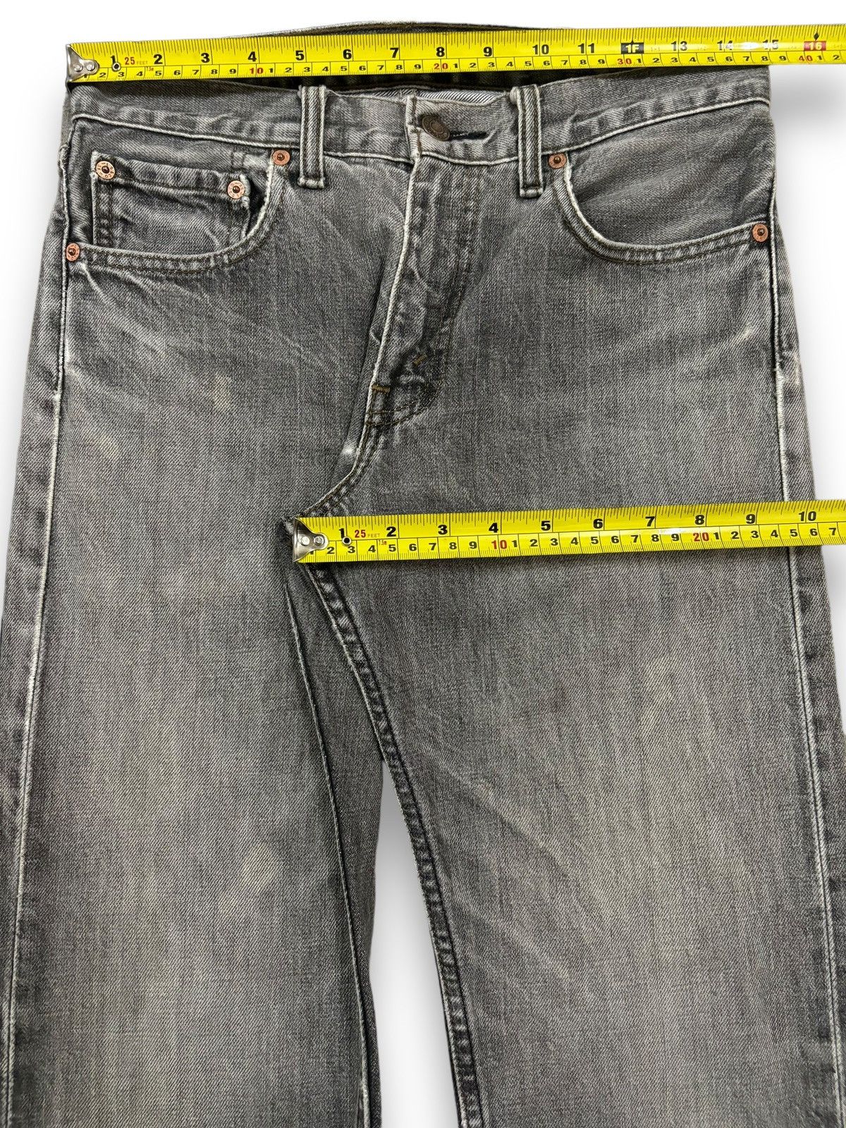 Levi's Vintage 80s Levis 505 Faded Distressed Grunge Jeans 29x27 Size US 29 - 19 Thumbnail