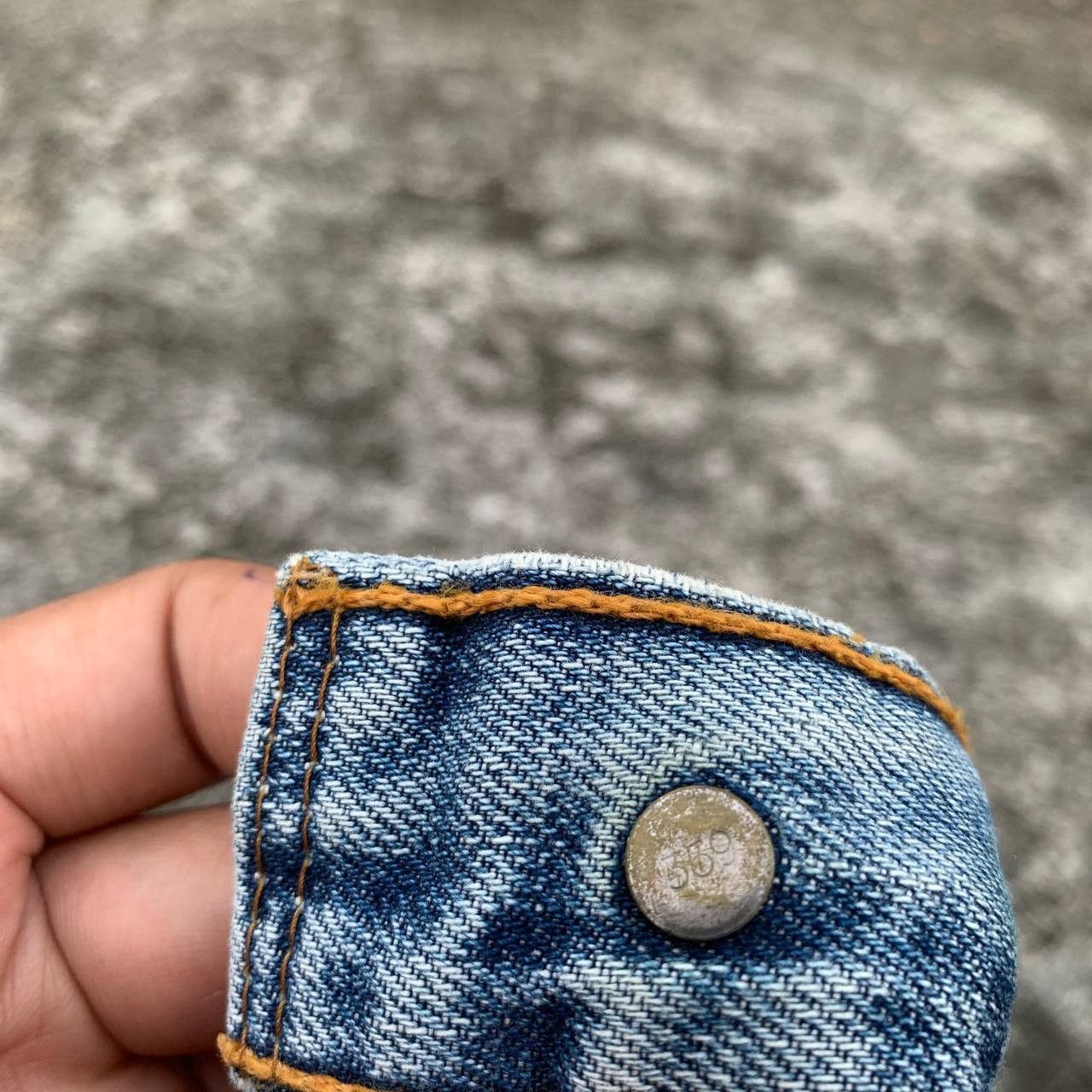 Levi's Vintage Levis 506 Cropped Ripped Jeans Light Blue Wash Deni Size US 30 / EU 46 - 9 Thumbnail